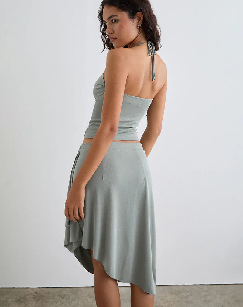 Nina Perlenhalfter-Top in London Fog - Image 5