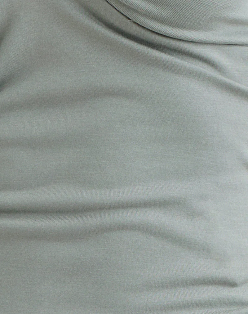 Nina Perlenhalfter-Top in London Fog - Image 6