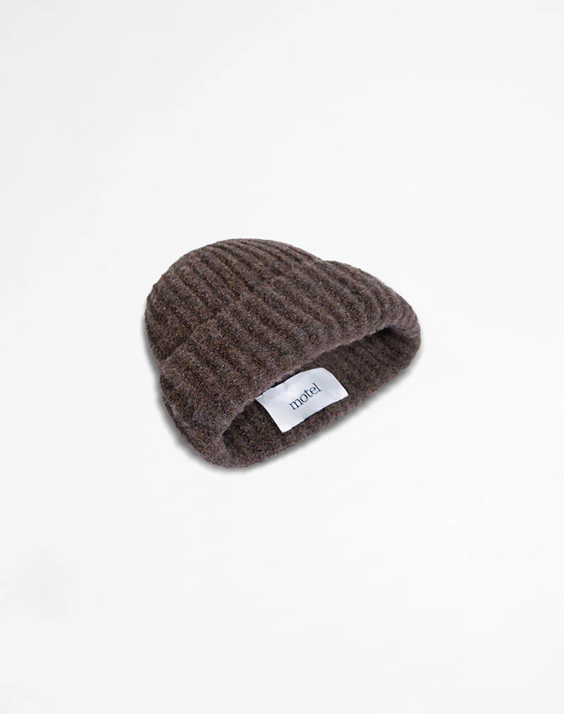 Nivo Beanie in Braun - Image 3