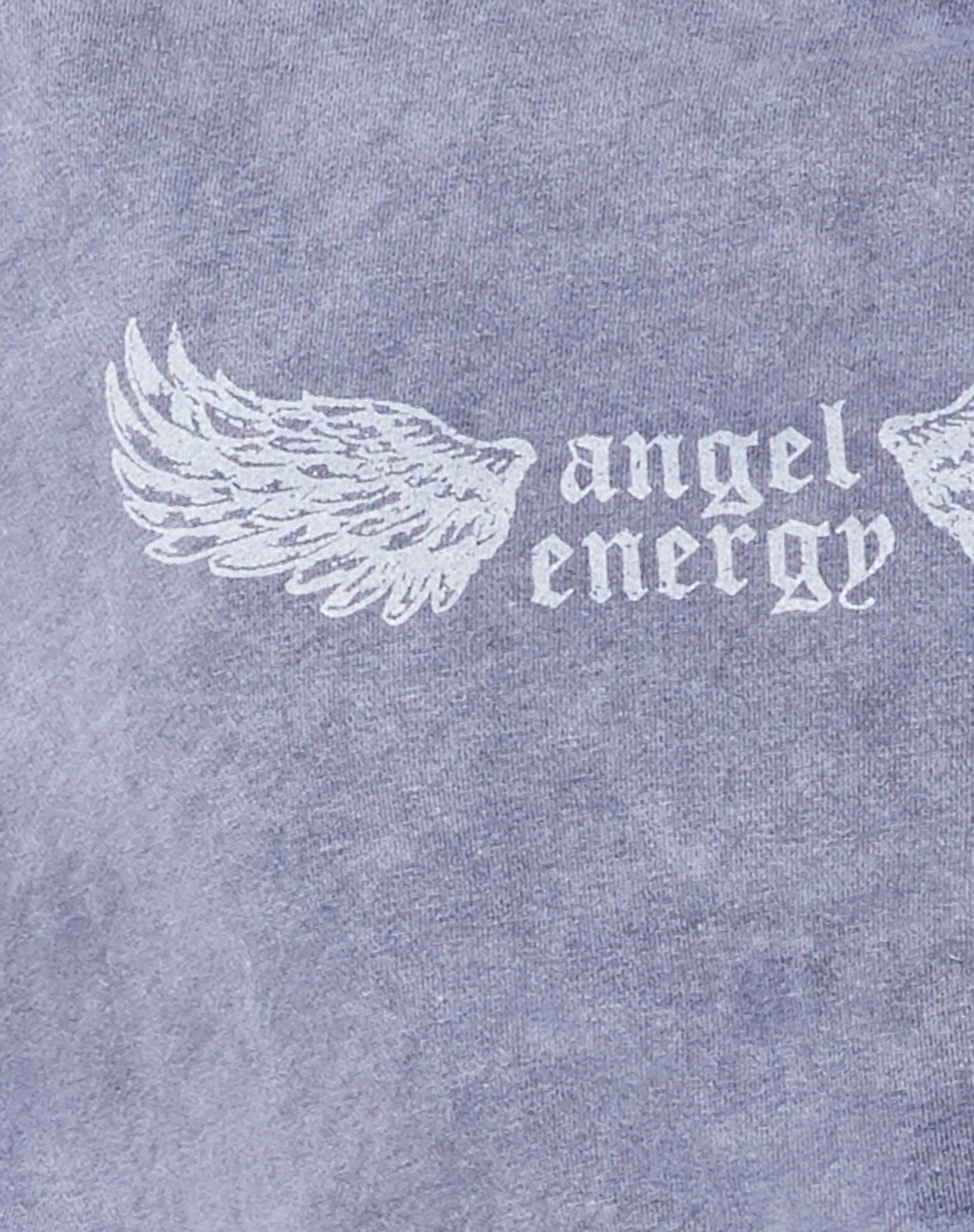 Niyo Sweatshirt in Charcoal Wash "Angel Energy" Flügel - Image 5