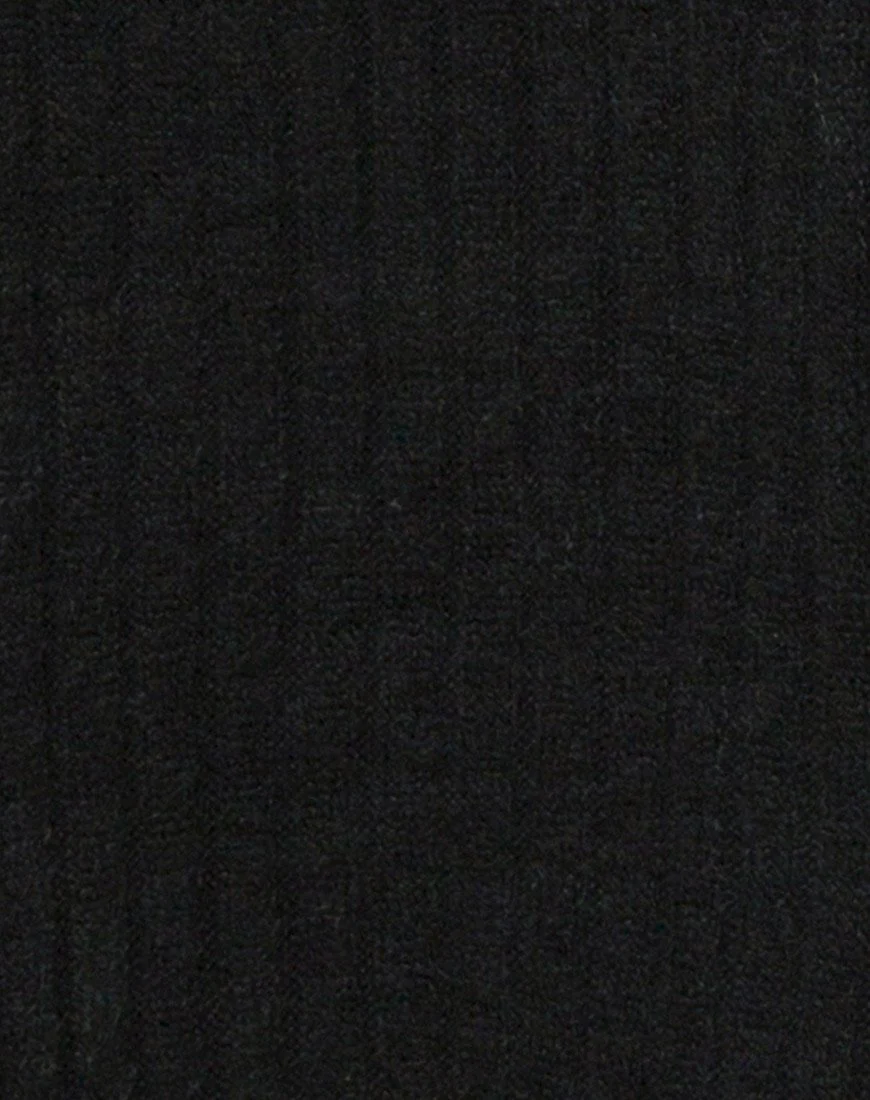 Nizer High Neck Pullover in Schwarz - Image 6