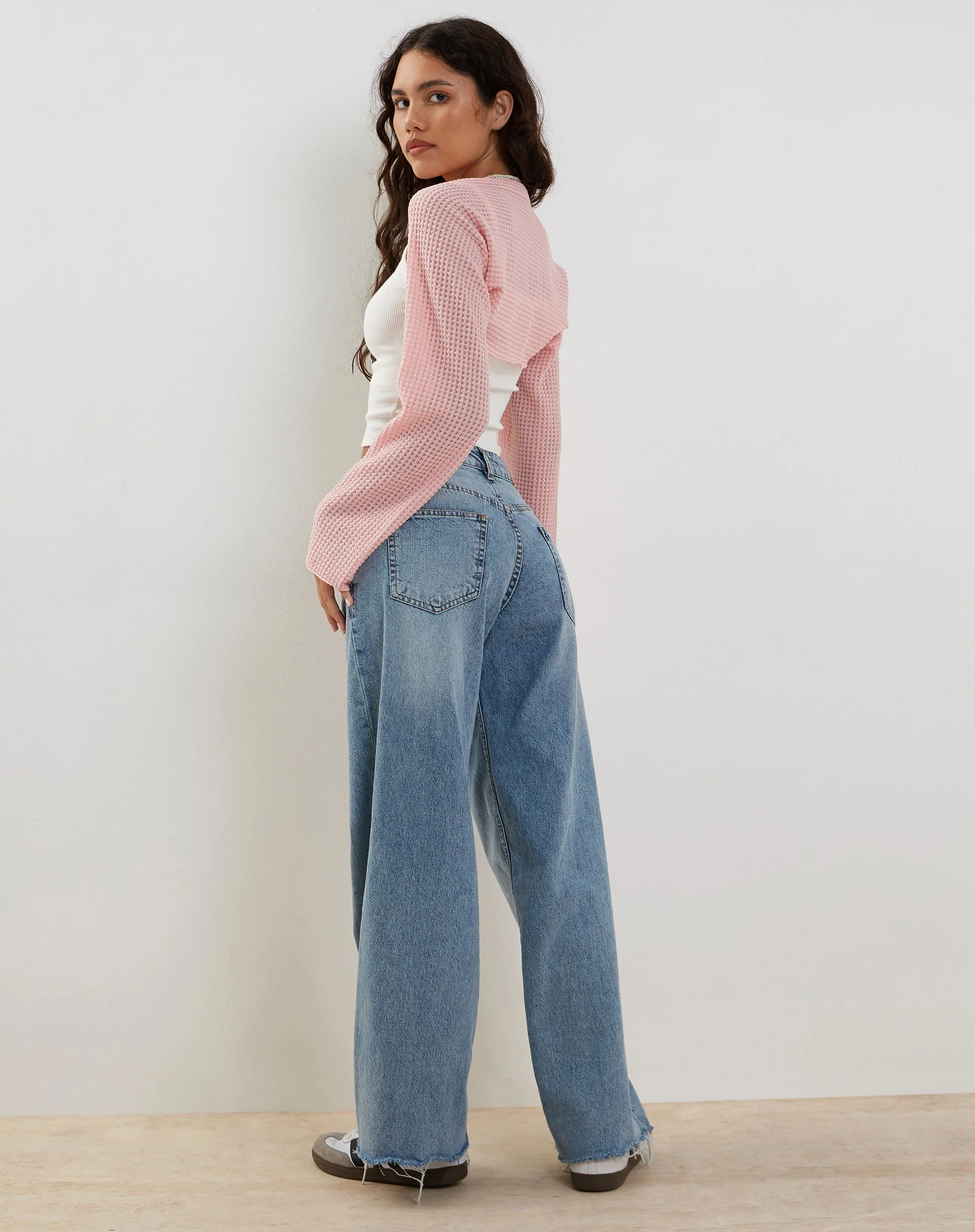 Nobila Shrug Top in Babyrosa - Image 7