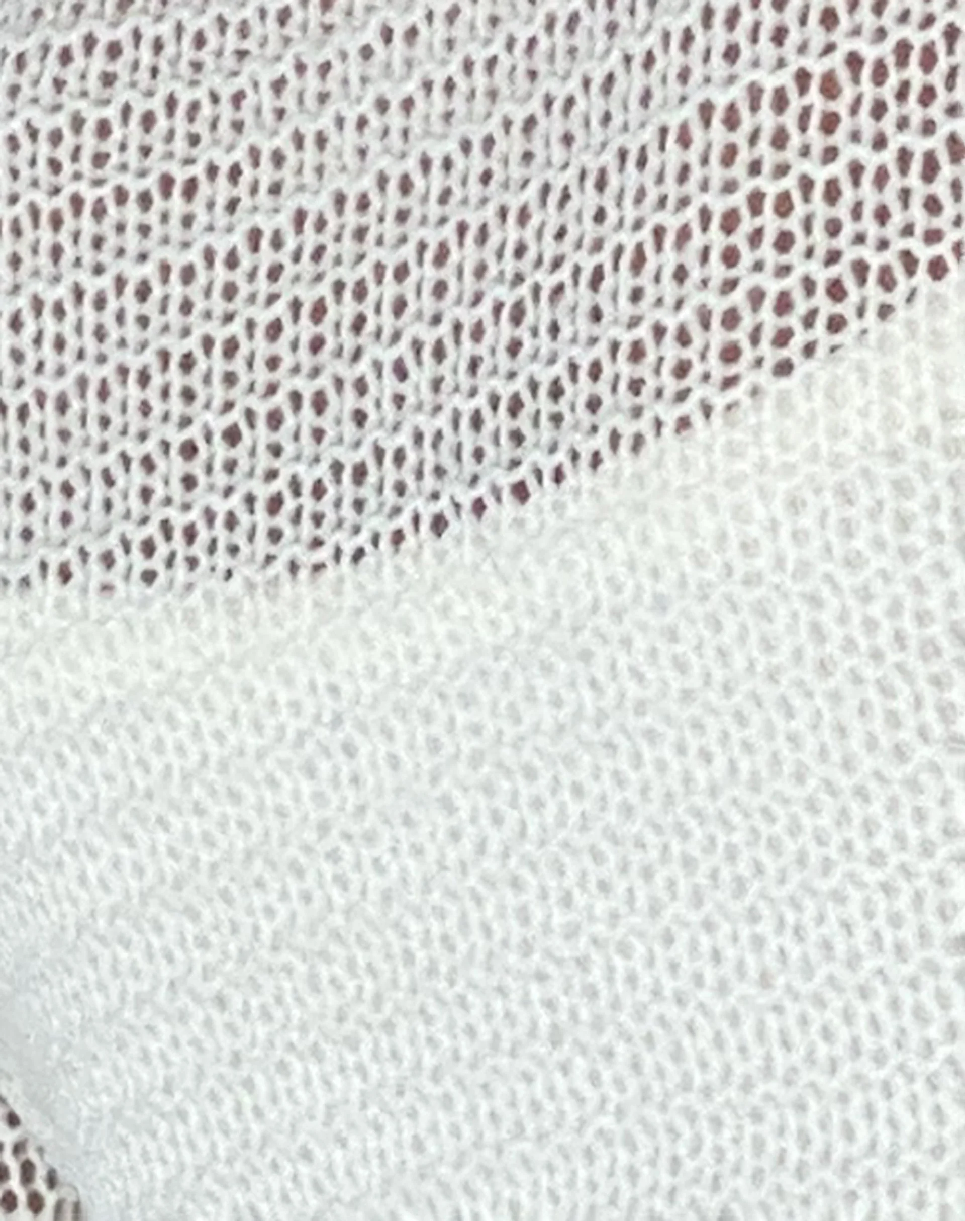Nocta Langarm-Crop-Top in Weave Knit Ivory - Image 8