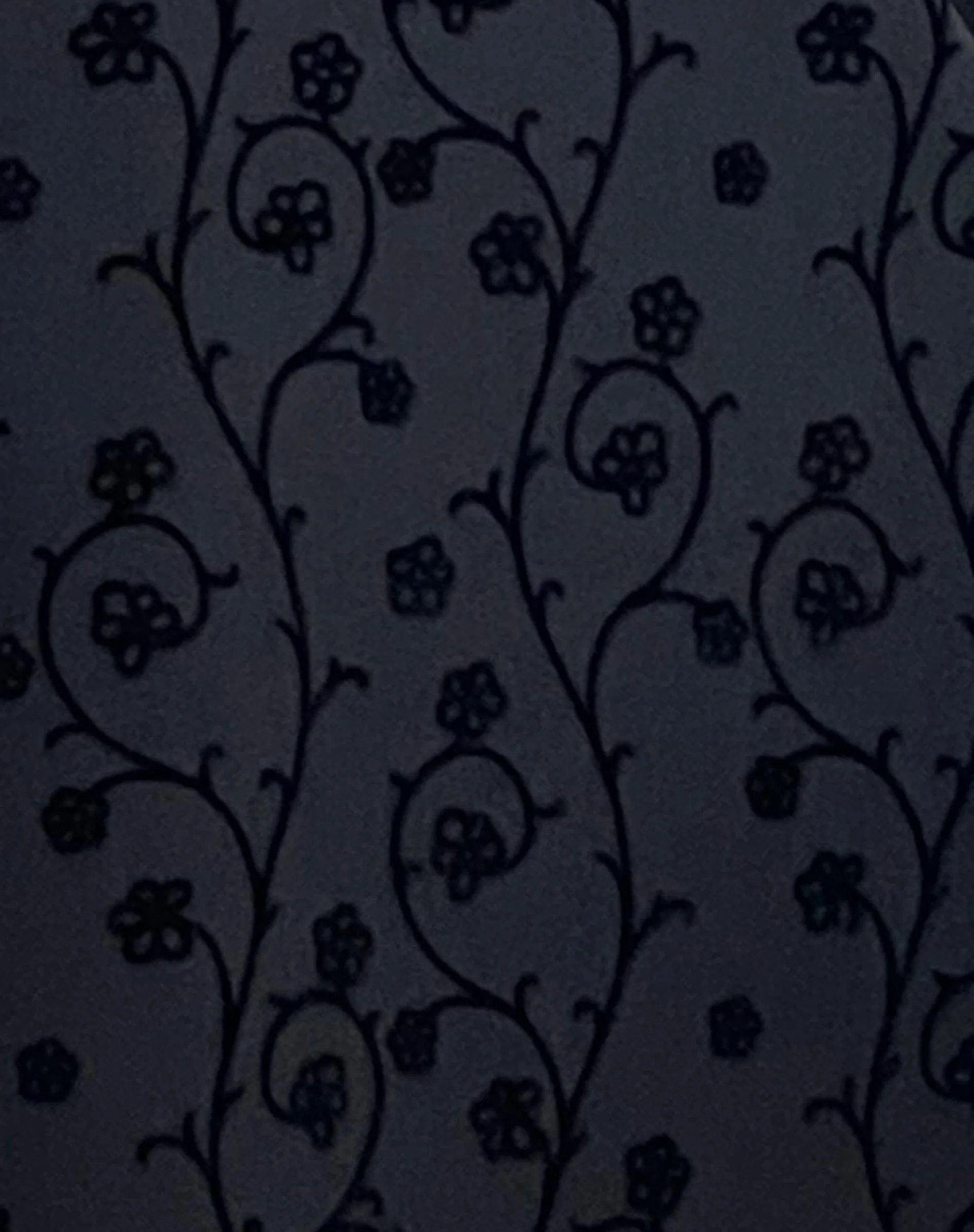 Nodu Maxikleid in Schwarz mit zierlichem Blumenflaum - Image 6