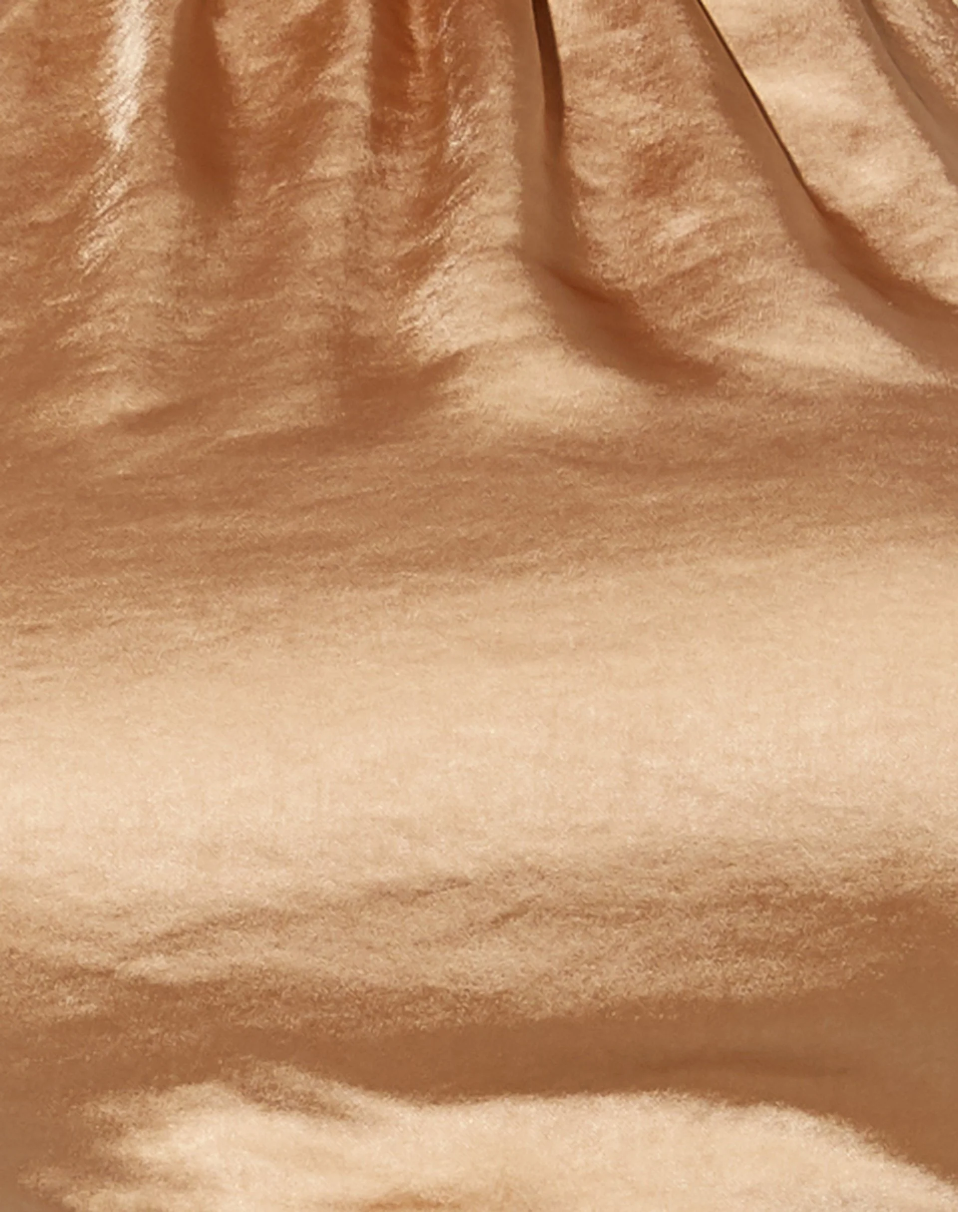 Noela Top in Satin Golden Sand - Image 5