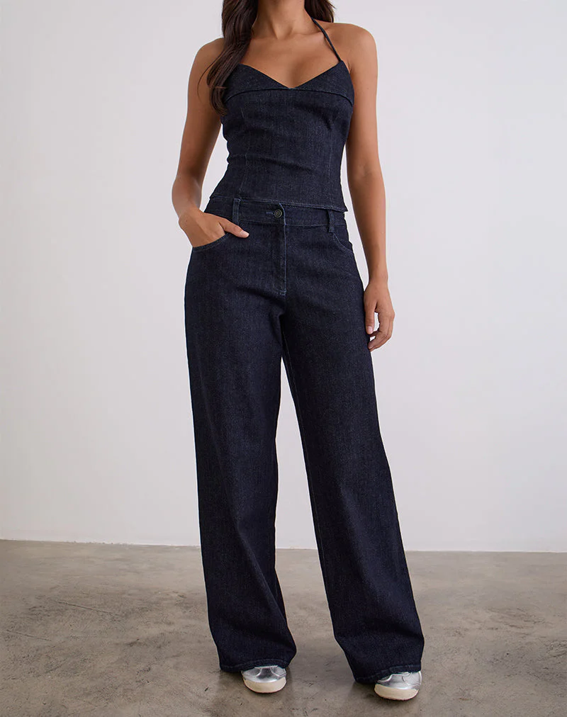 Nuvia-Hose in Chambray Indigo - Image 3