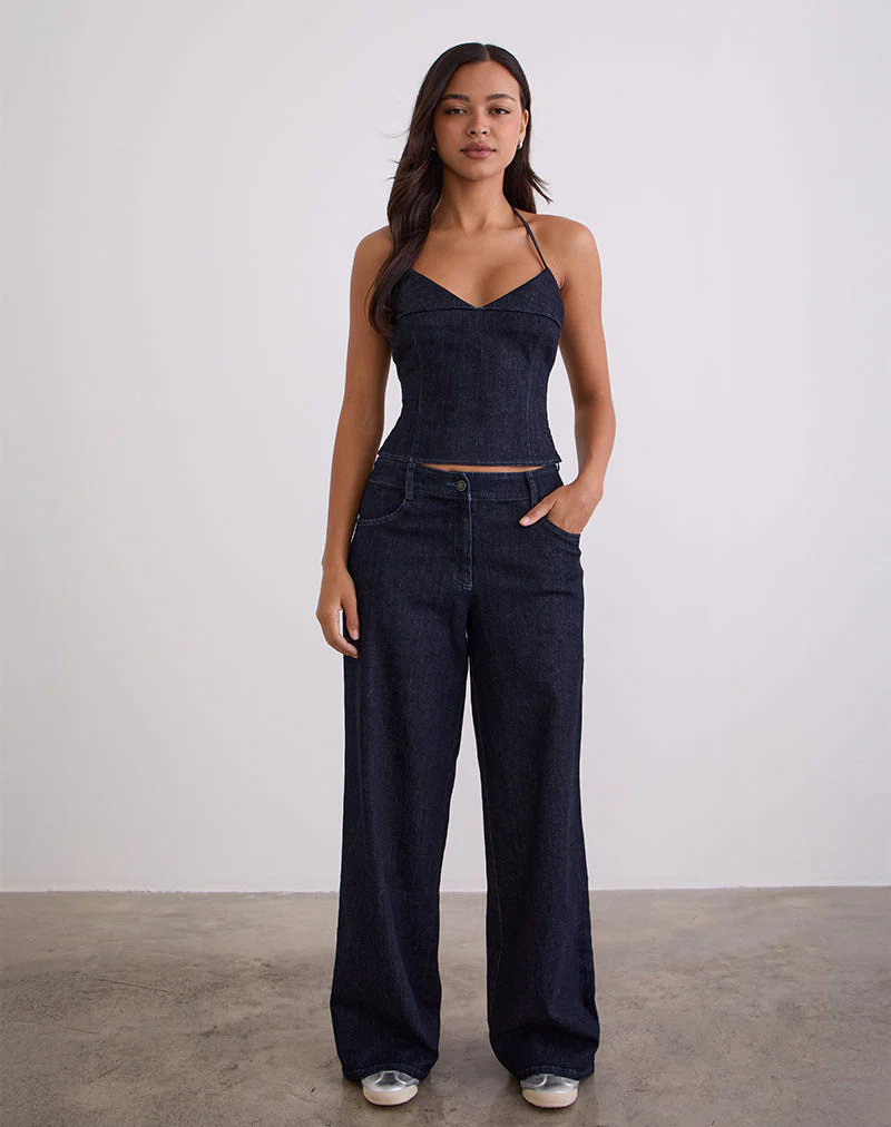 Nuvia-Hose in Chambray Indigo - Image 4
