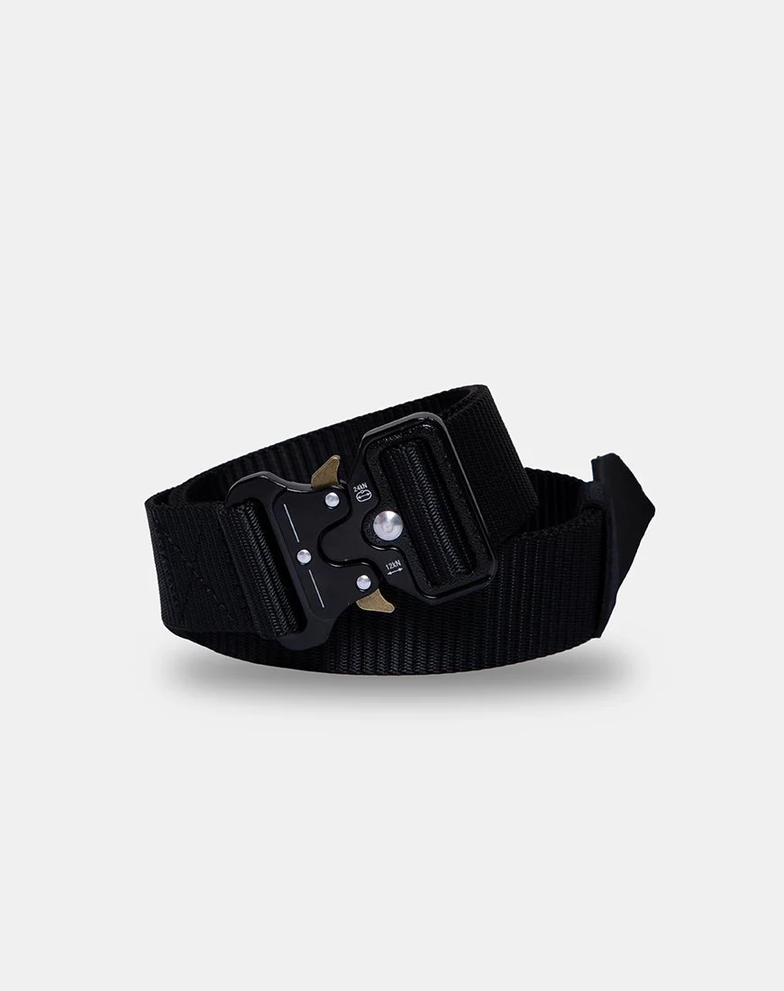 Nylon-Gürtel in Schwarz