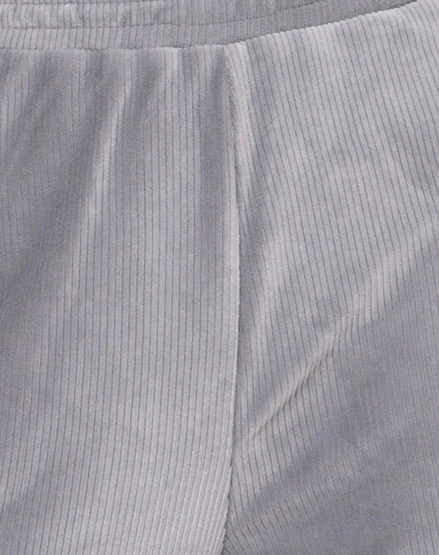 Obeli-Hose aus Samt Rib Grau - Image 5