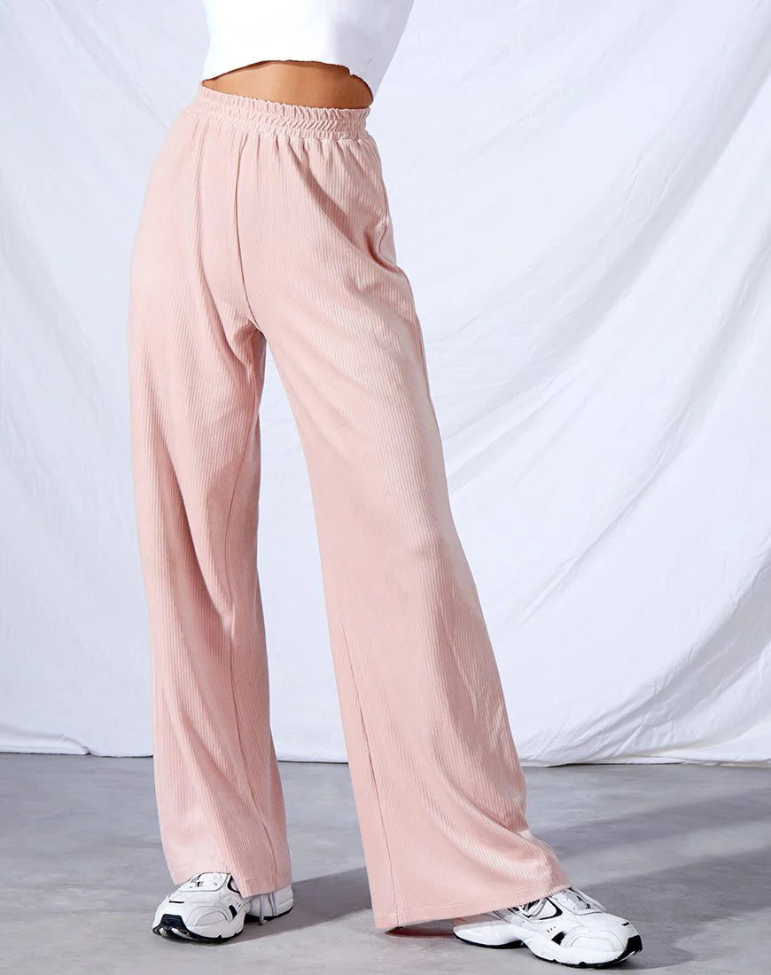 Obeli Hose aus Samt Rib Hellrosa - Image 2