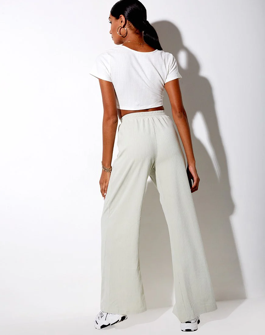 Obeli-Hose aus Samt Rib Minty - Image 3