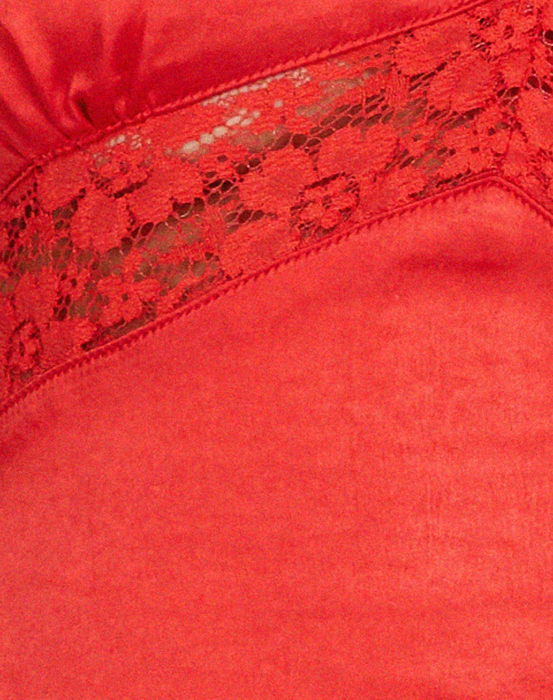 Oksana Minikleid aus rotem Satin - Image 6