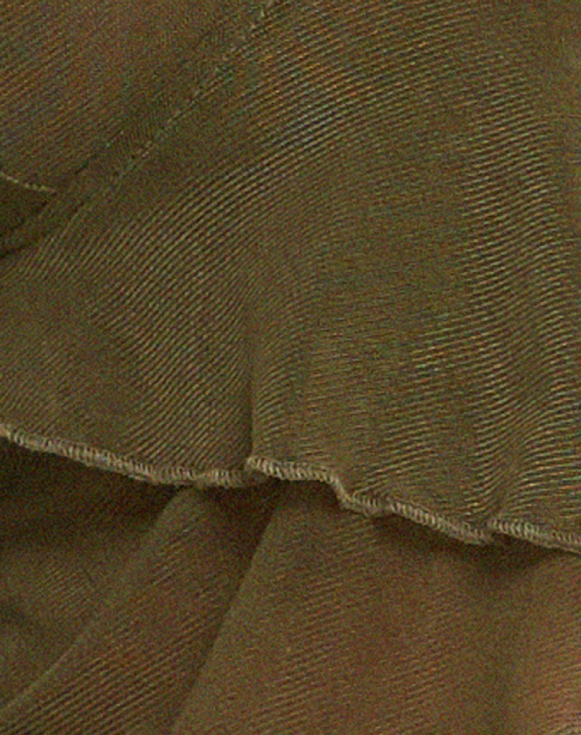 Olgira Mesh Halterneck Vest Top in Khaki - Image 7