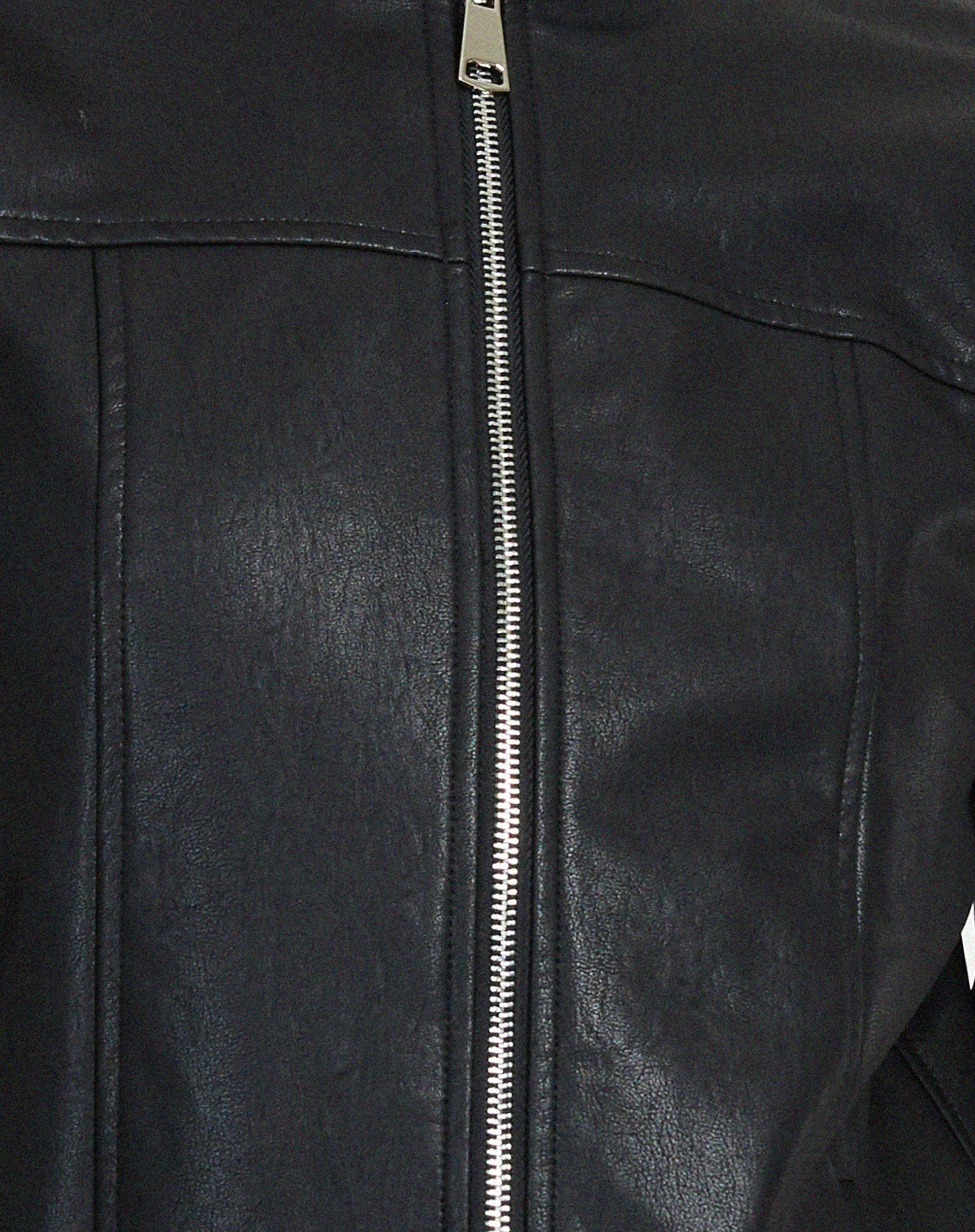 Olivia Jacke aus PU Schwarz - Image 8