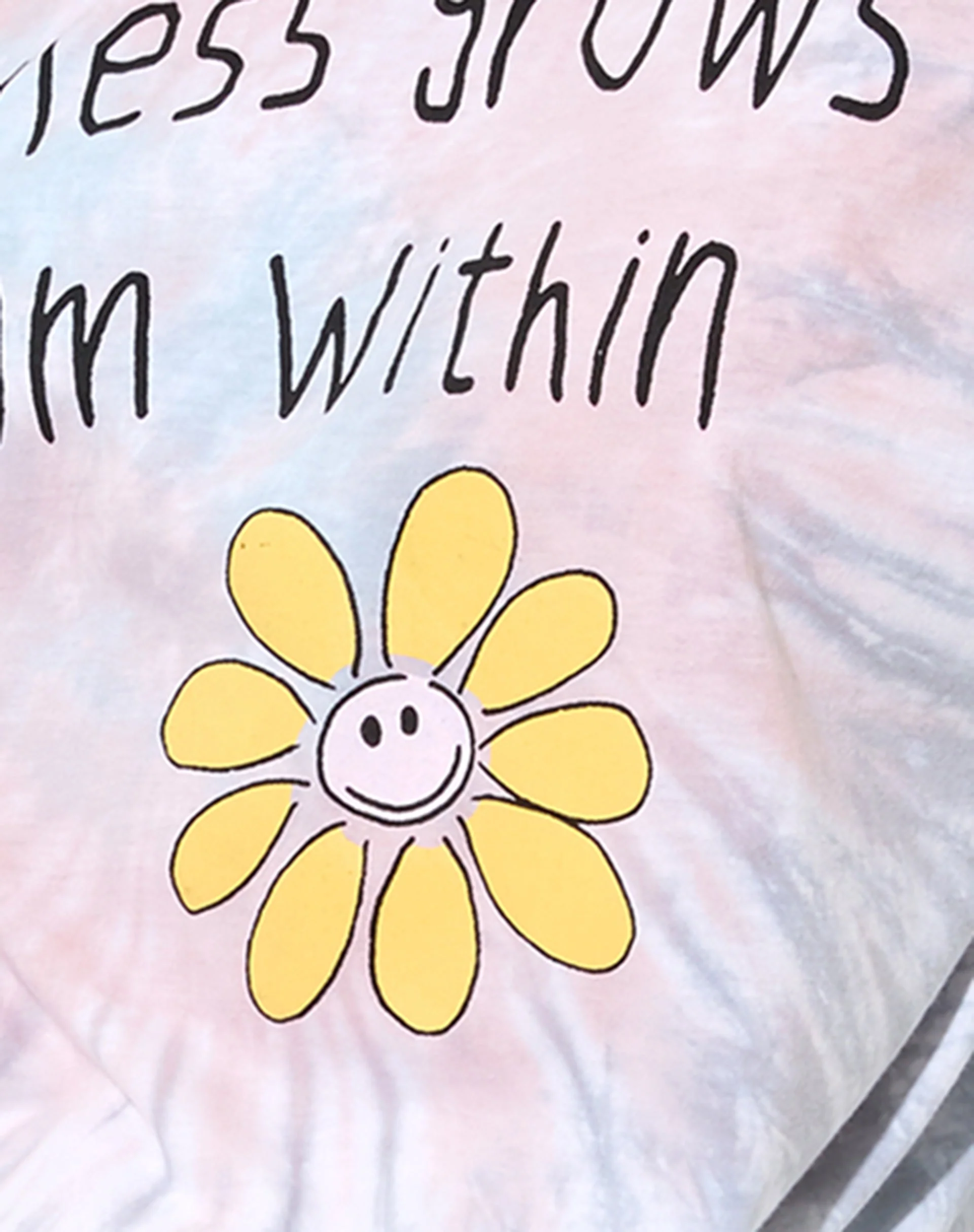 Olivia Long Sleeve Tee in Weiß Tie Dye Freundlichkeit wachsen - Image 6