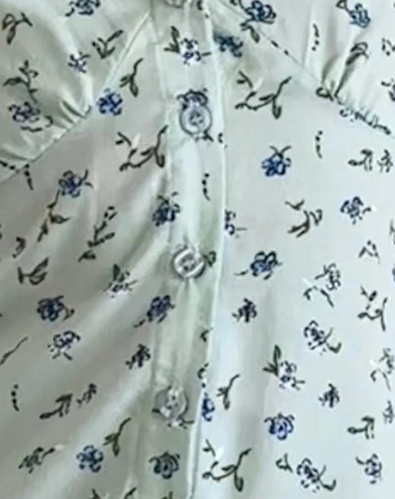Omoni Kleid in hübschem Blütenblattgrün - Image 5