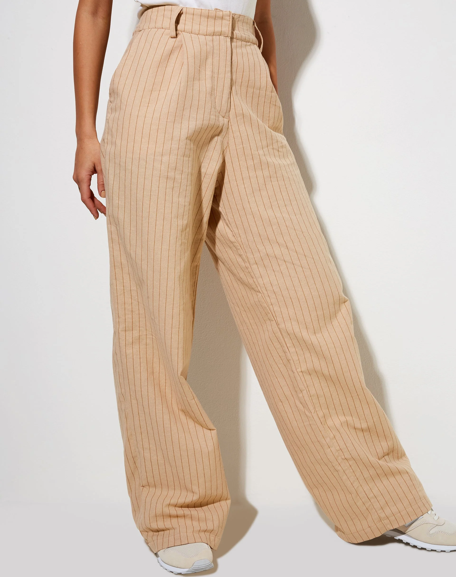 Onfal Hose mit weitem Bein aus Bleistiftstreifen - Image 5