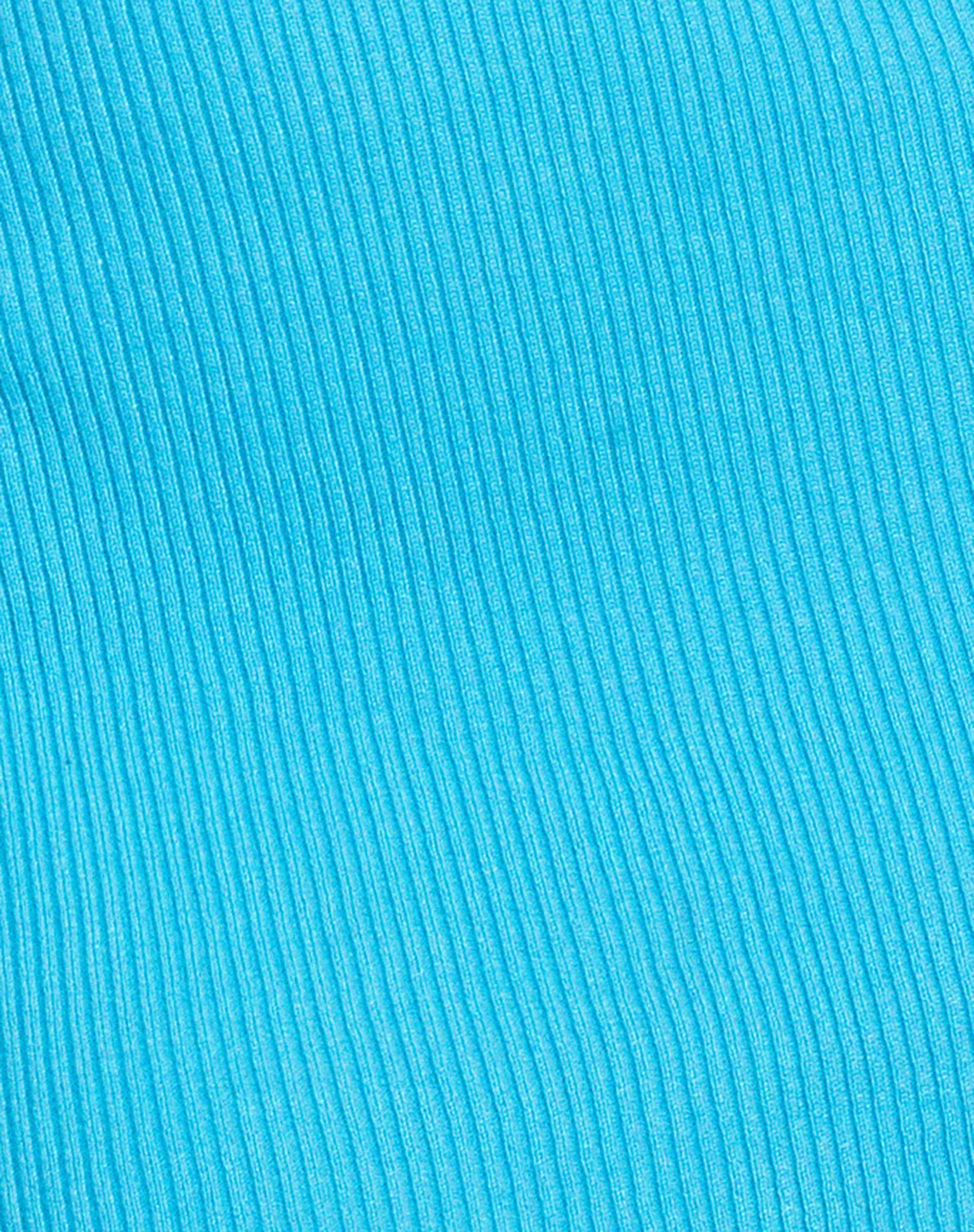 Ortaka Minikleid in Rippe Blau - Image 5