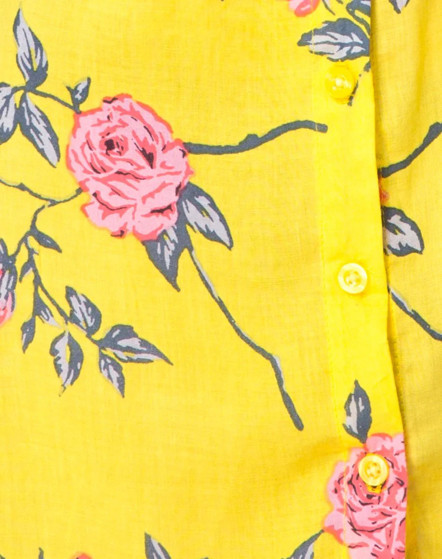 Osla Slip Dress in Candy Rose Gelb - Image 5