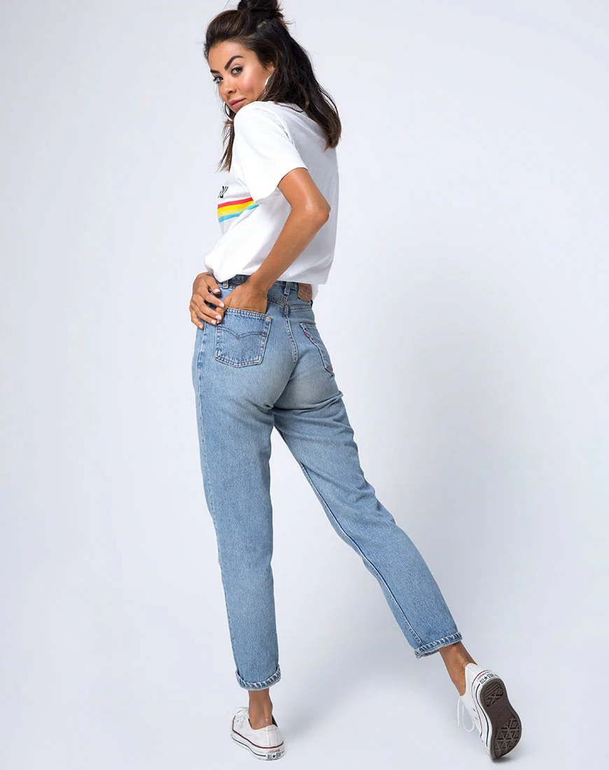 Oversize Basic Tee in I unfollowed You - Image 4
