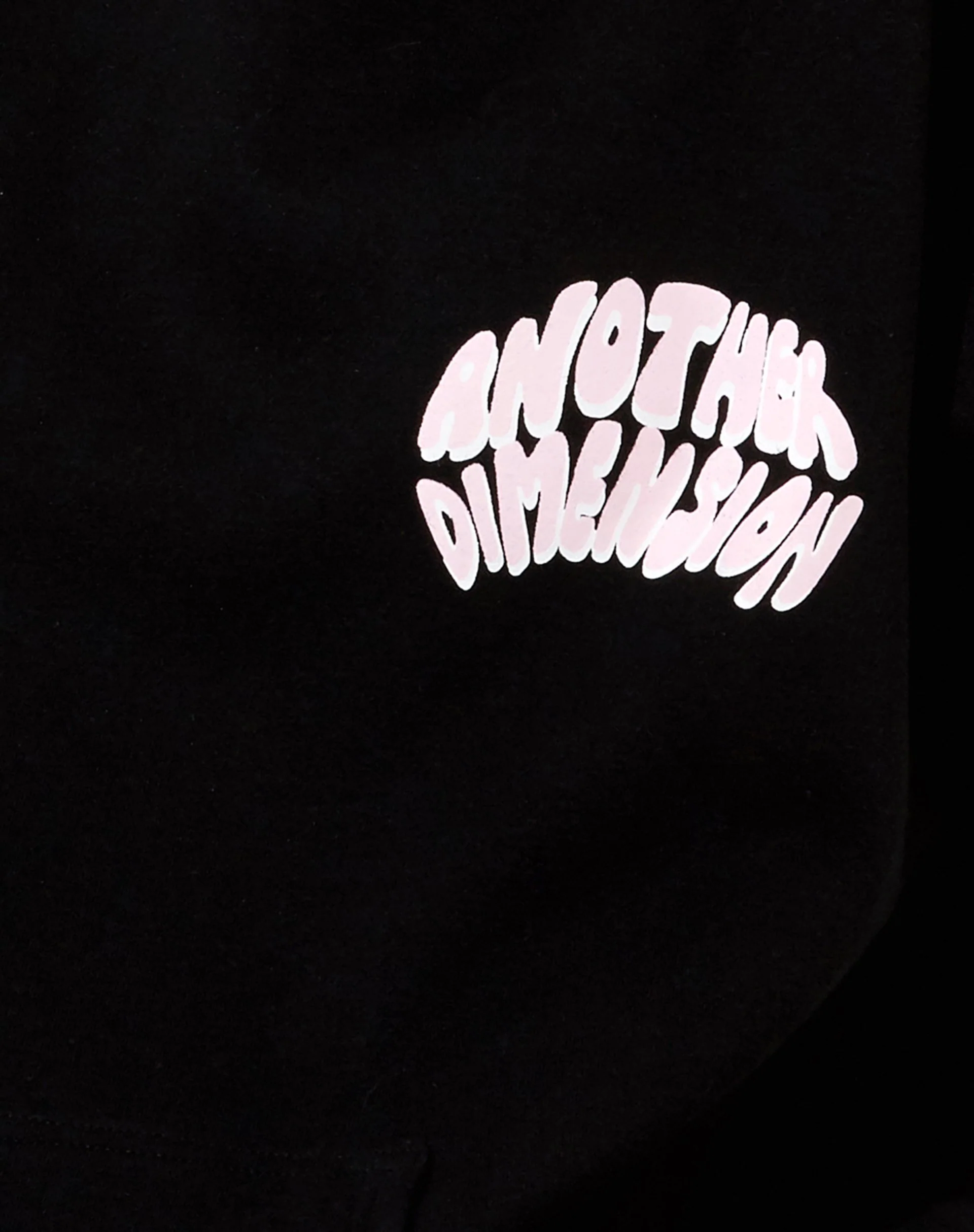 Oversize-Kapuzenpullover in Schwarz Another Dimension - Image 6