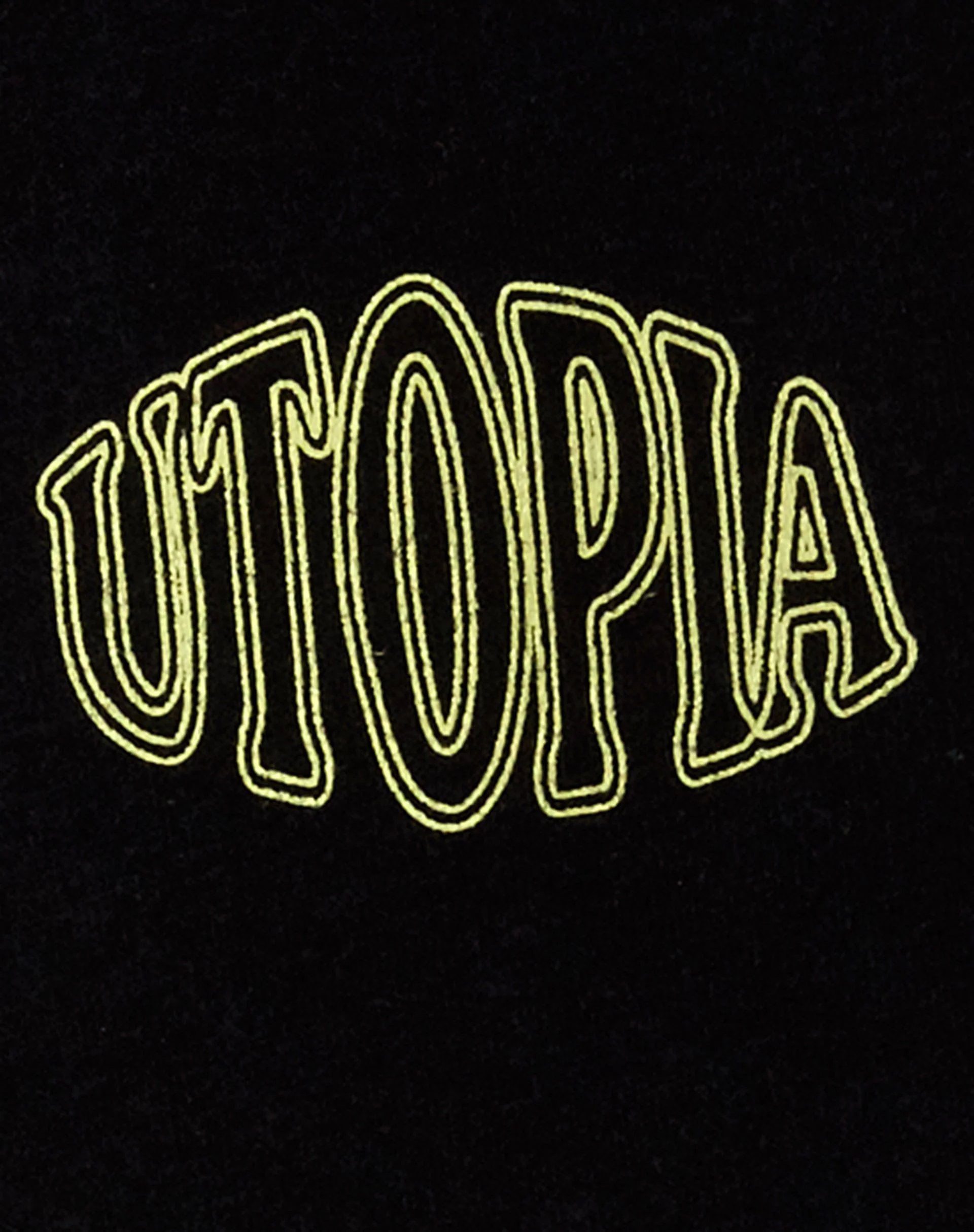 Oversize-Kapuzenpullover in Schwarz Utopia - Image 8
