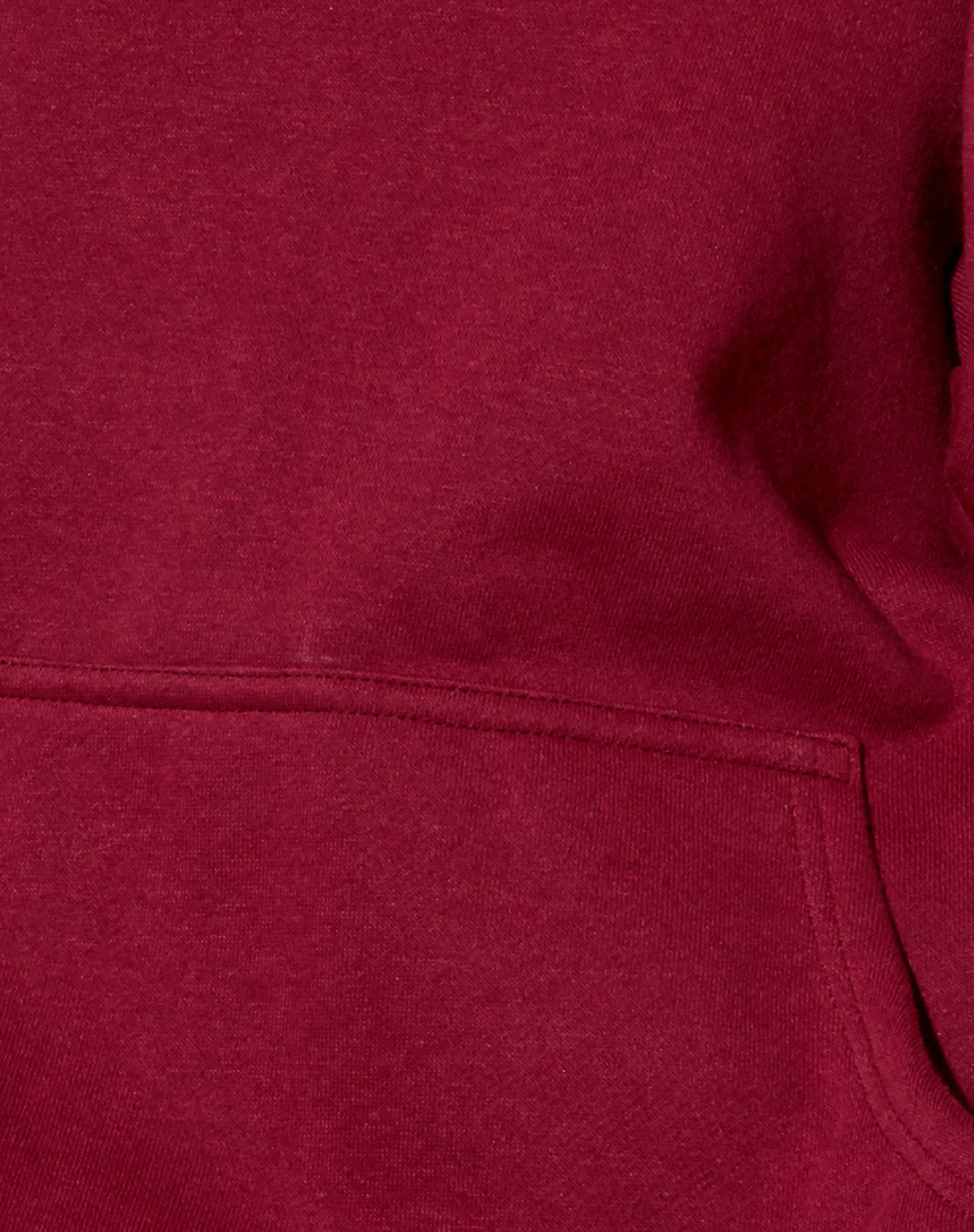 Übergroßer Kapuzenpullover mit burgunderfarbener 'Angel'-Stickerei - Image 5