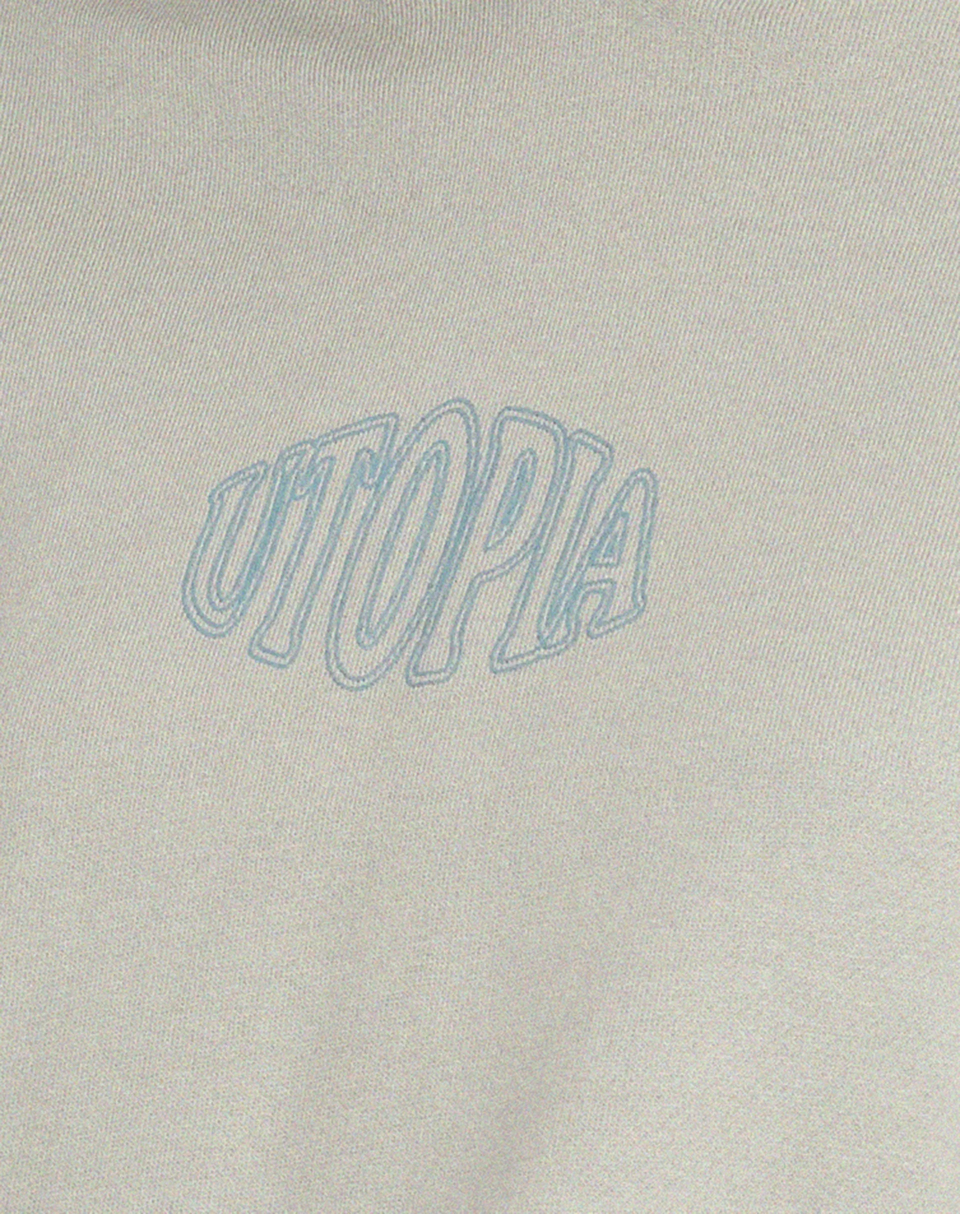 Kapuzenpulli in Übergröße in Surf Blue Utopia - Image 6