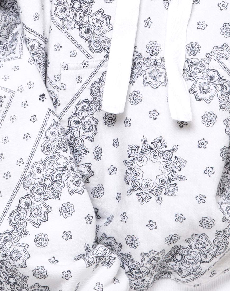 Oversize-Kapuzenpulli in Bandana Ecru Platzierung - Image 7