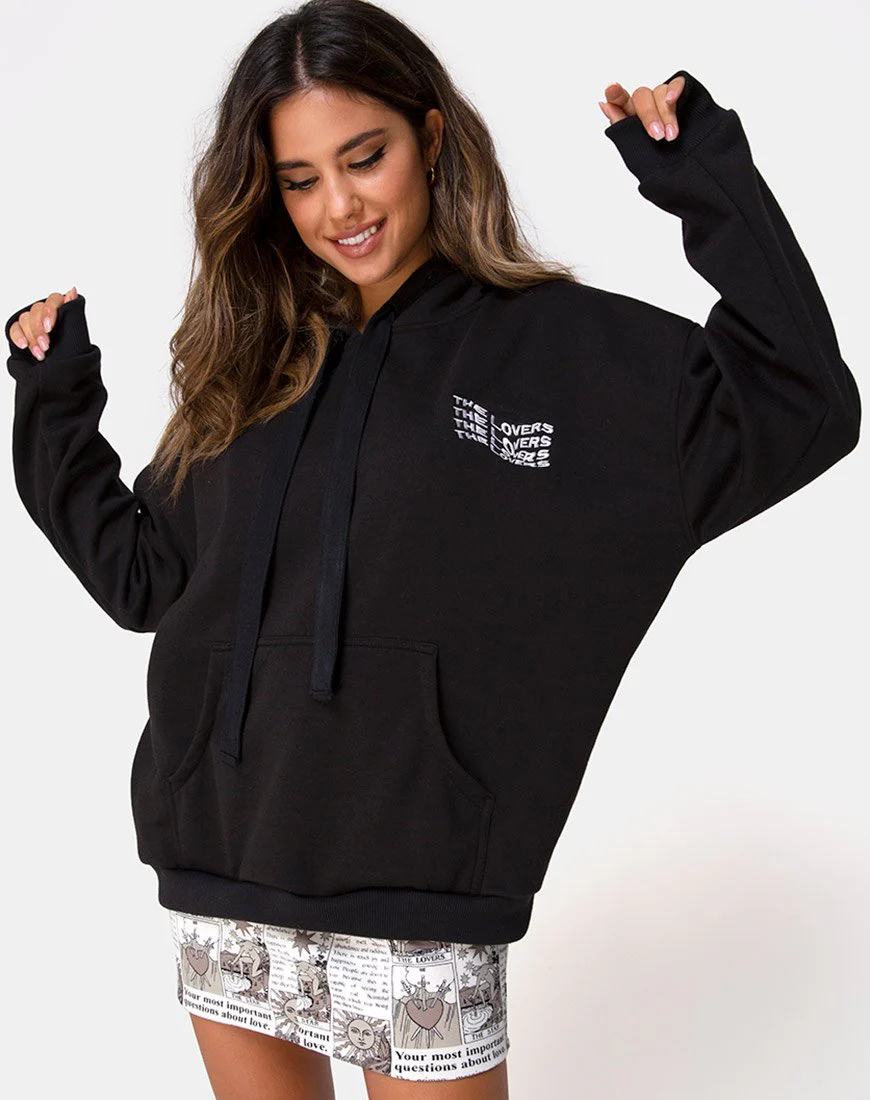 Oversize-Kapuzenpulli aus Sonne, Liebhaber und Seele - Image 2