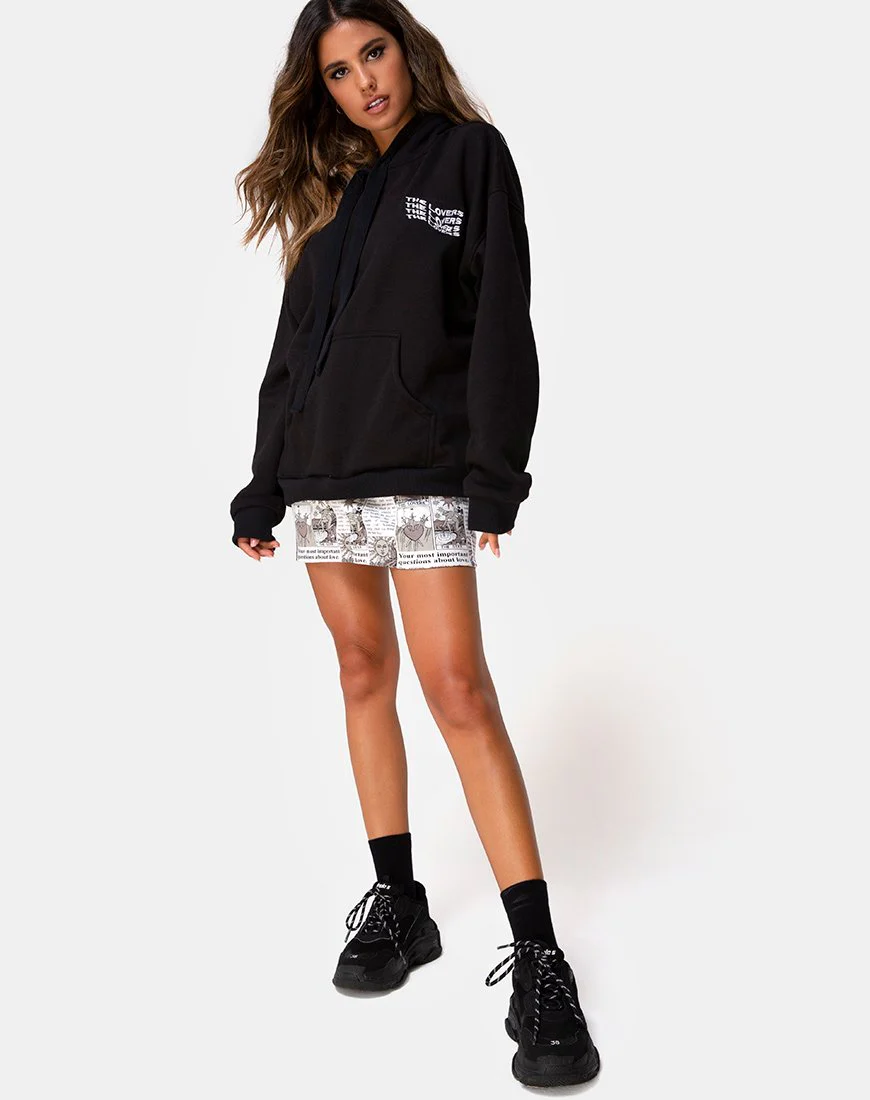 Oversize-Kapuzenpulli aus Sonne, Liebhaber und Seele - Image 3