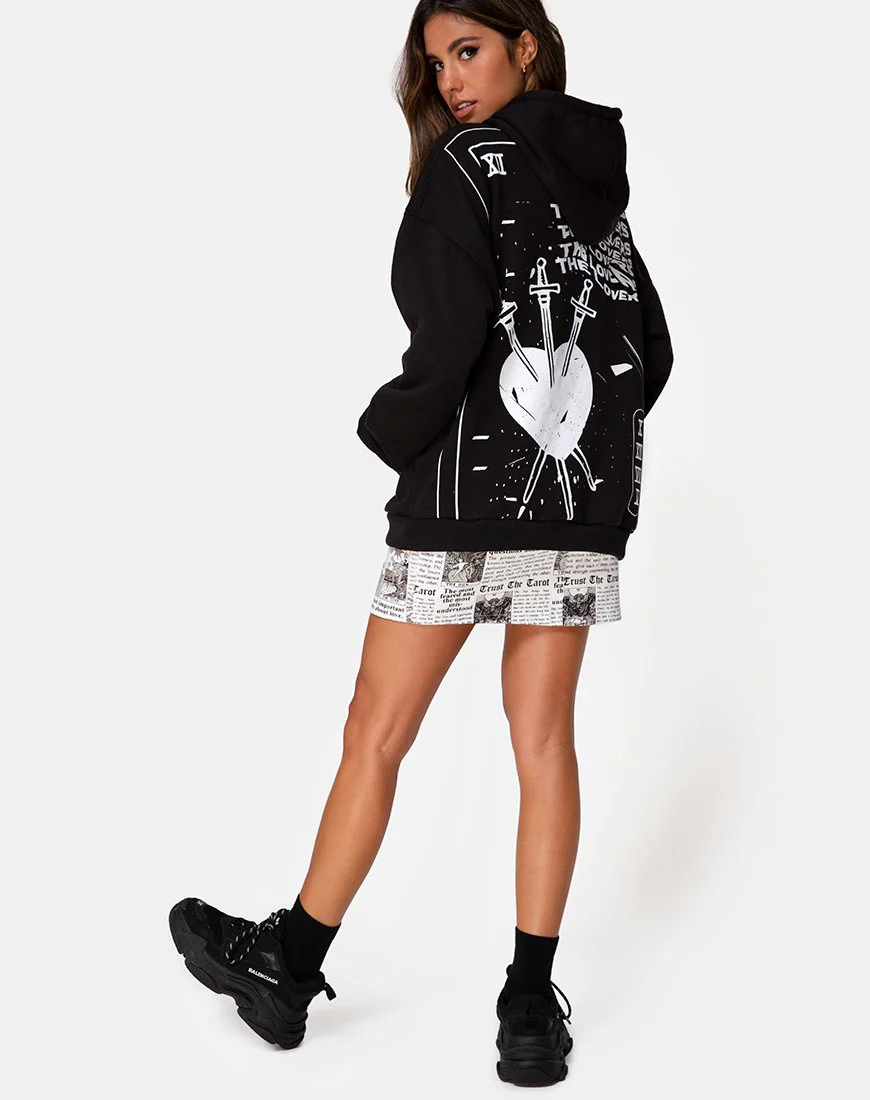 Oversize-Kapuzenpulli aus Sonne, Liebhaber und Seele - Image 4