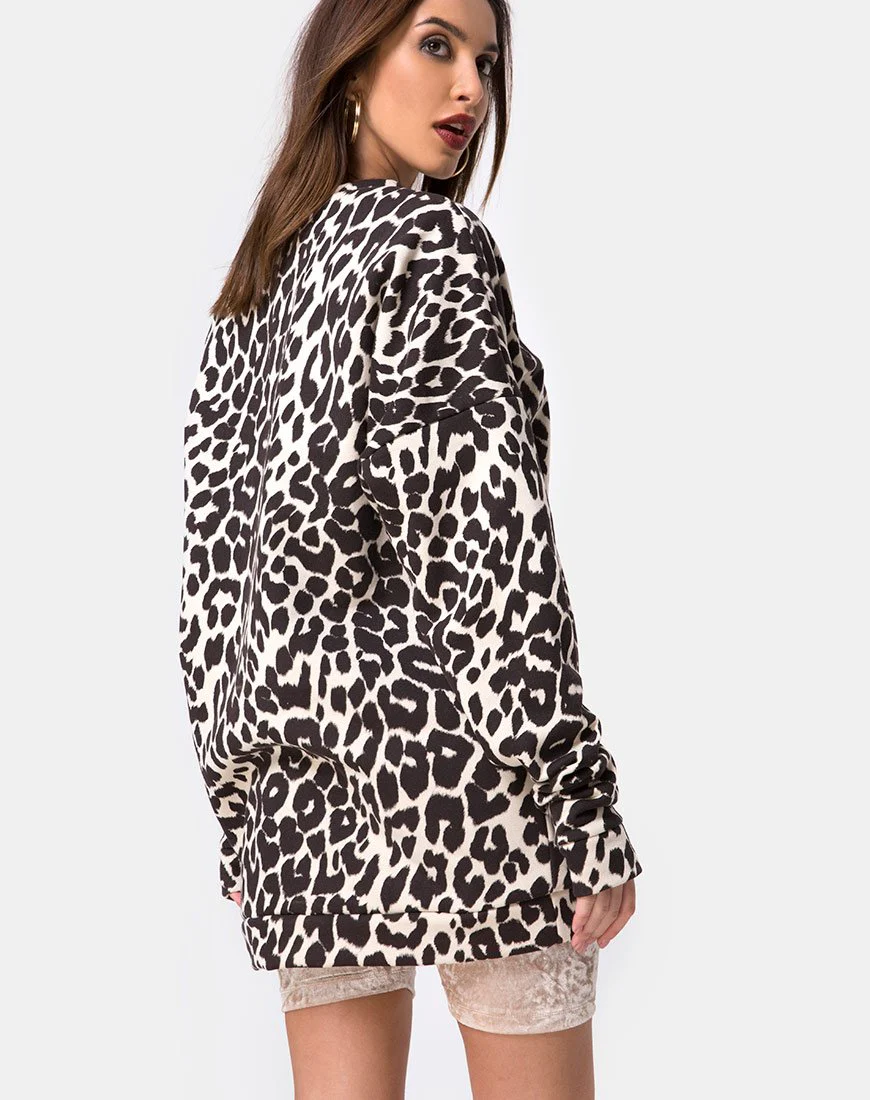 Übergroßes Sweatshirt in Übergröße Jaguar - Image 2