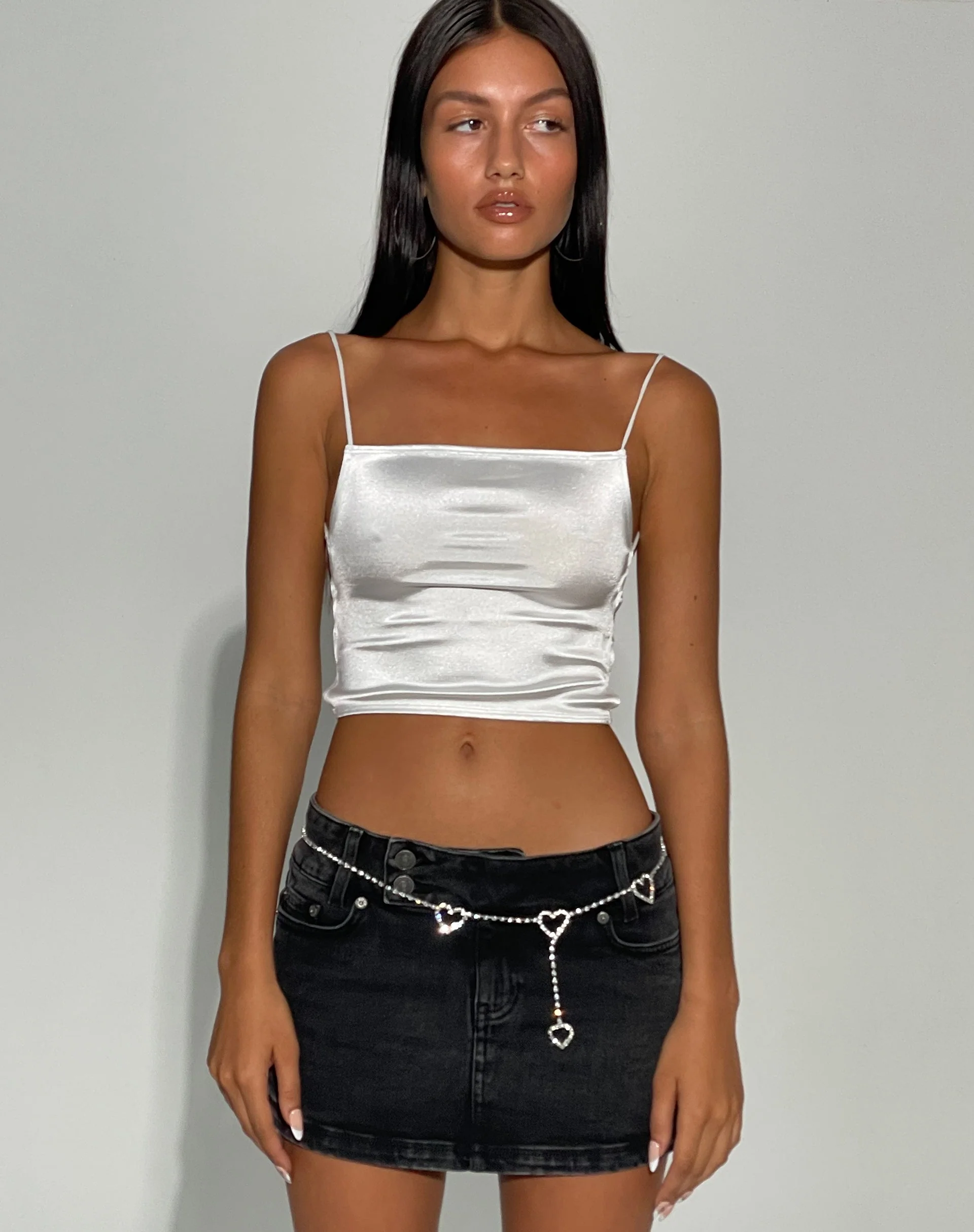 Ozka Crop Top in Elfenbein