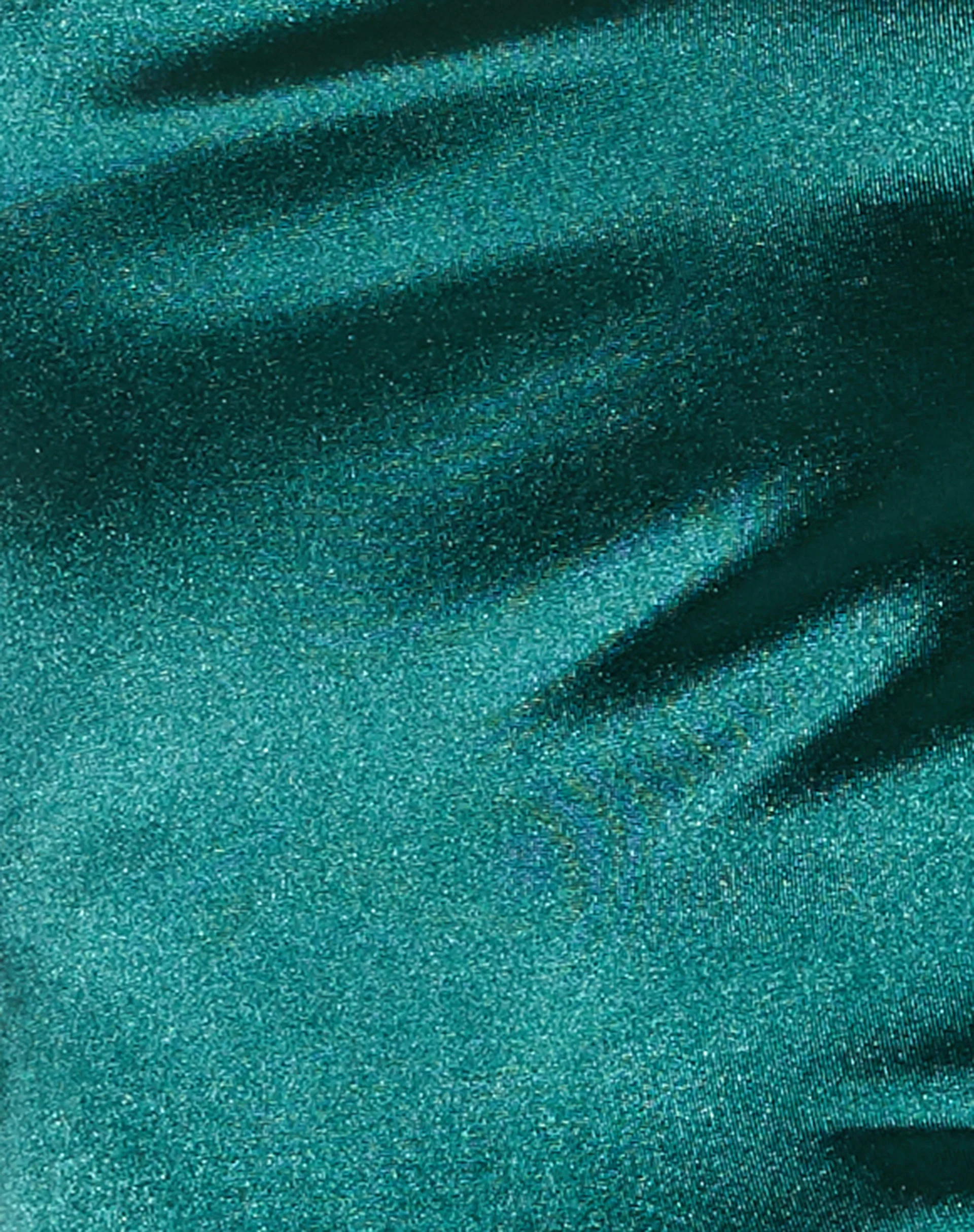 Ozka Crop Top aus Satin Waldgrün - Image 5