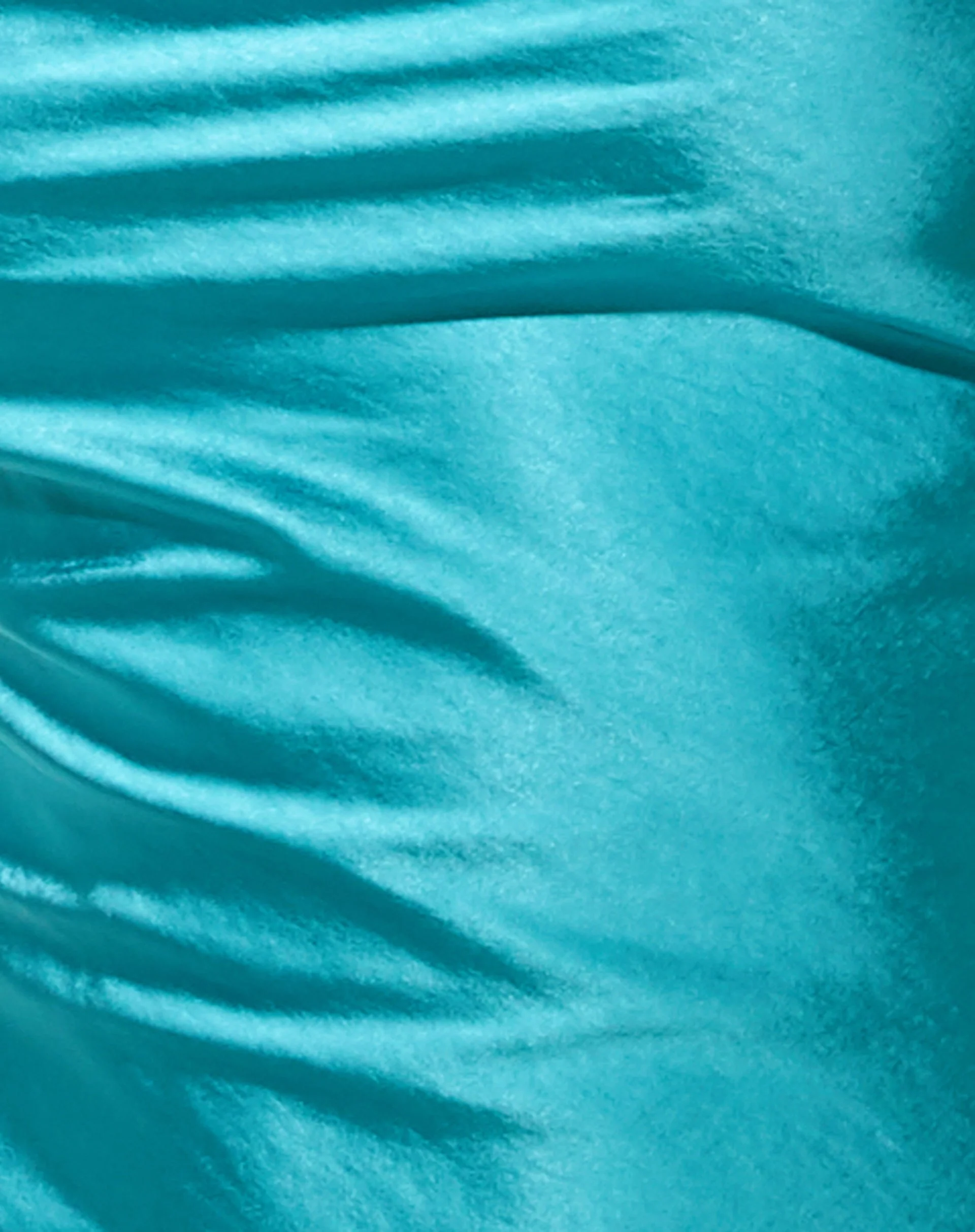 Paiva Slip-Kleid aus Satin Aqua Blau - Image 7