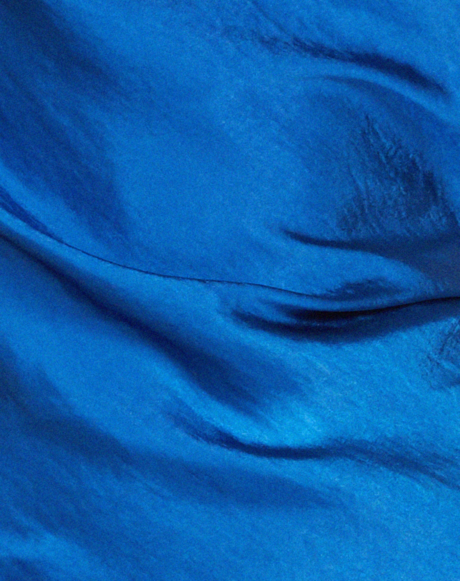 Paiva Slip-Kleid aus Satin Blau - Image 6