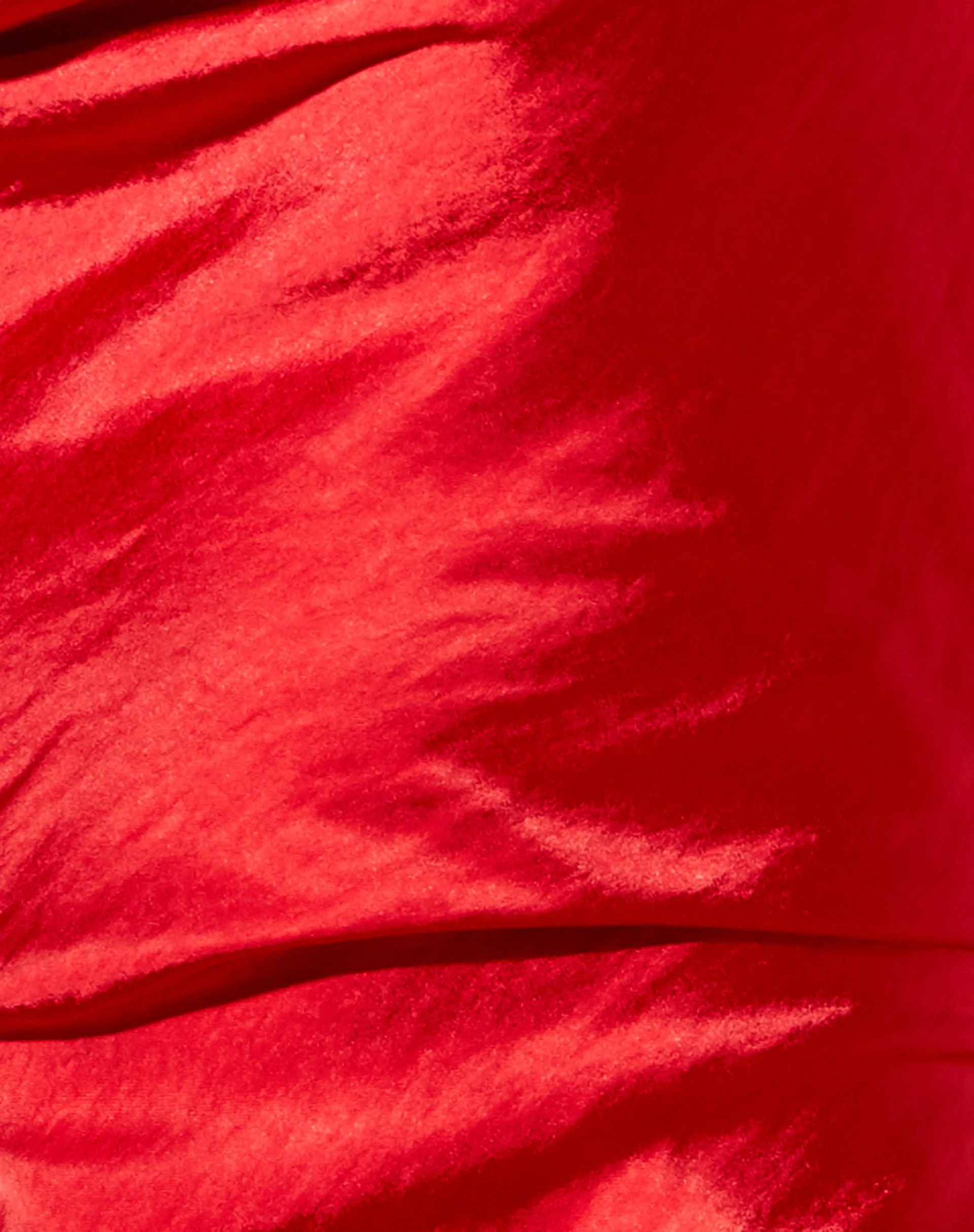 Paiva Slip-Kleid aus Satin Rot - Image 5