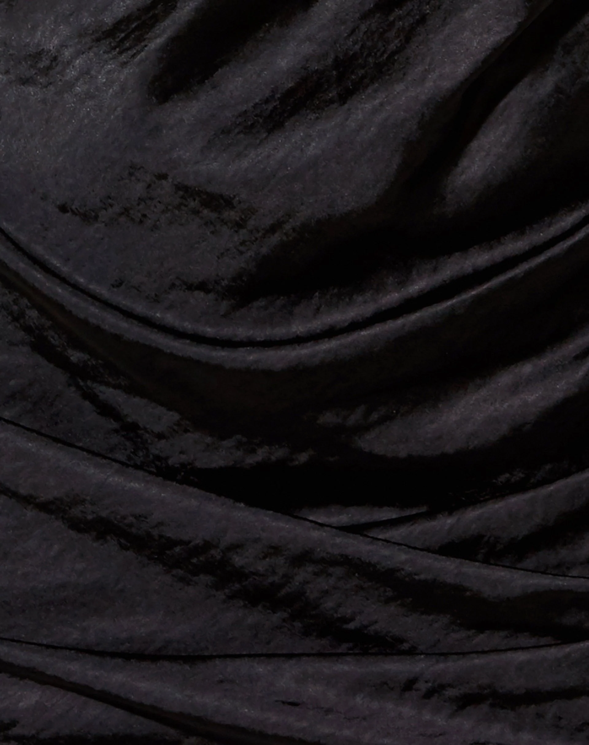 Palila Minikleid aus schwarzem Satin - Image 6