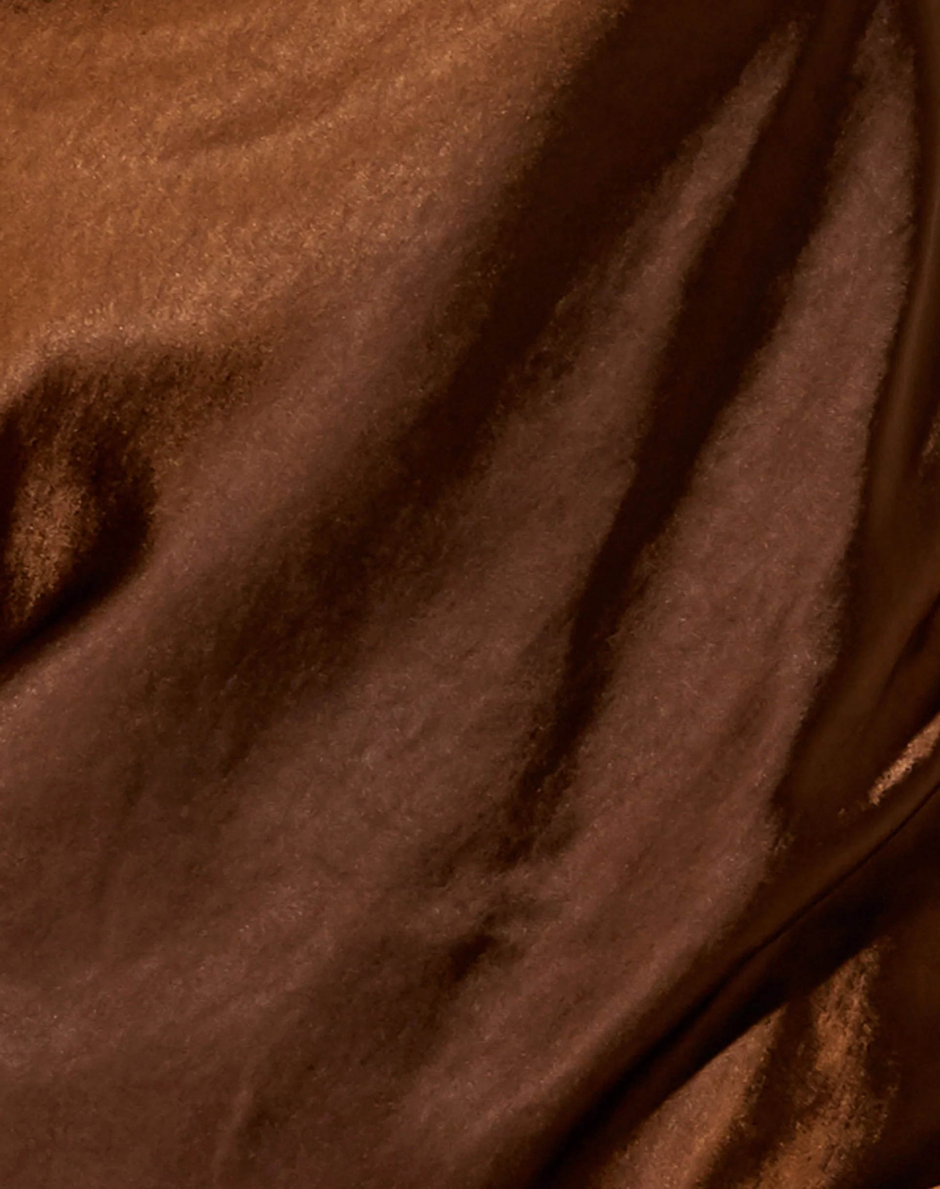 Palila Minikleid aus Satin in sattem Braun - Image 6