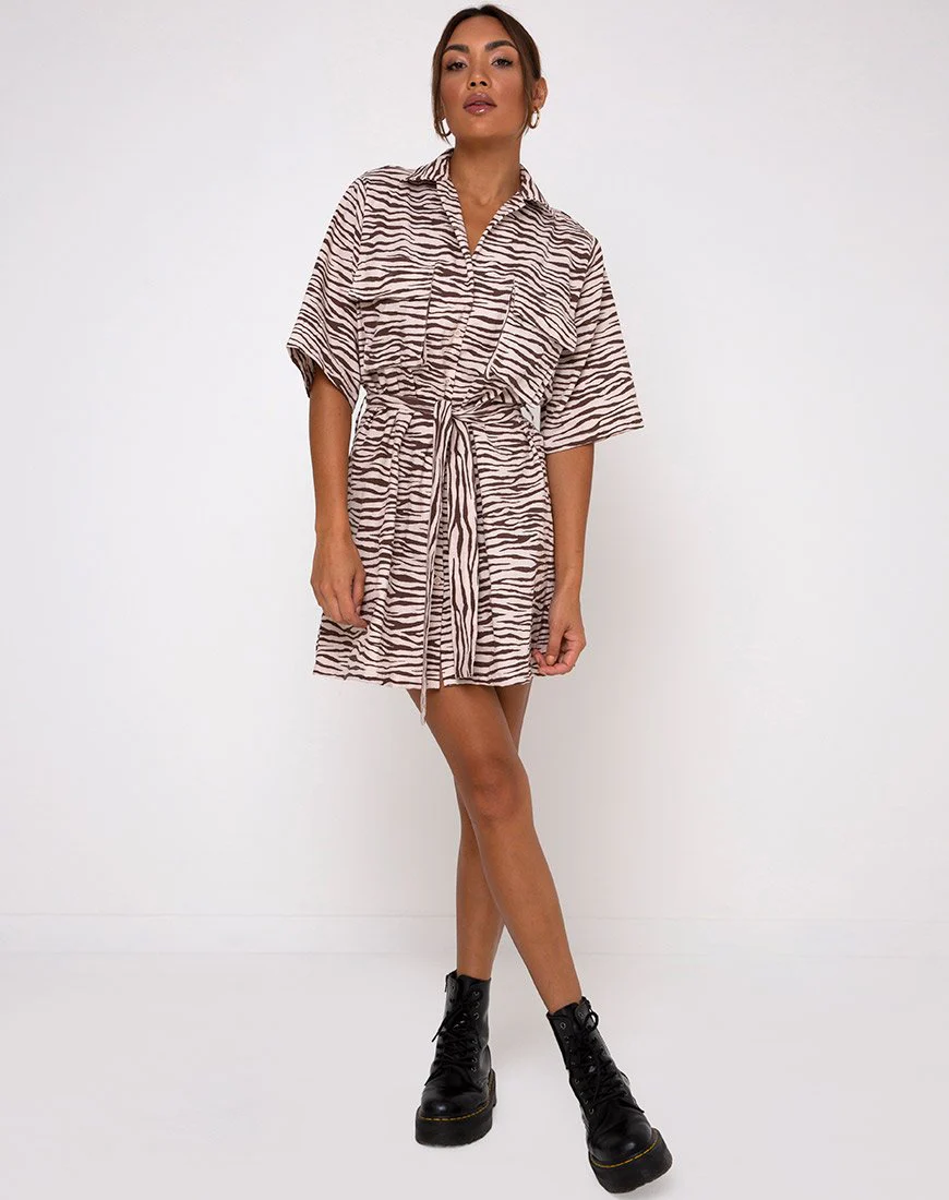 Pamela Hemdkleid in Easy Tiger Cocoa - Image 3