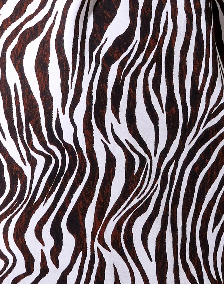 Pamela Hemdkleid in Zebra Vertikal - Image 6