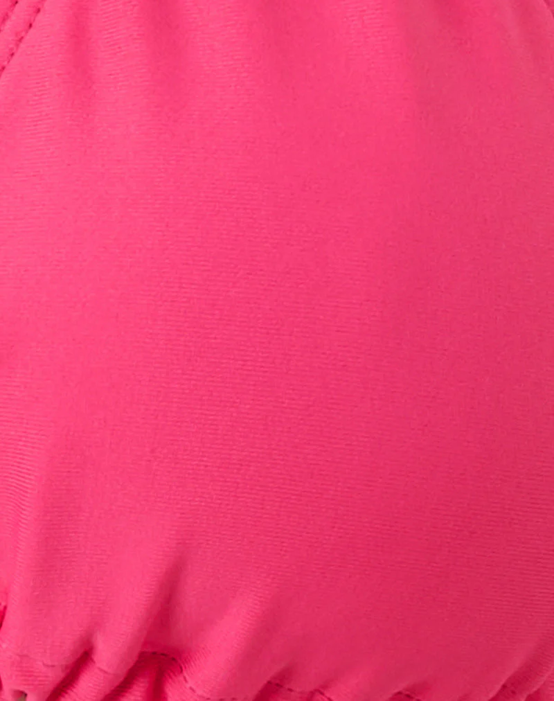 Pami Bikinioberteil in Rosa mit Perlen - Image 7