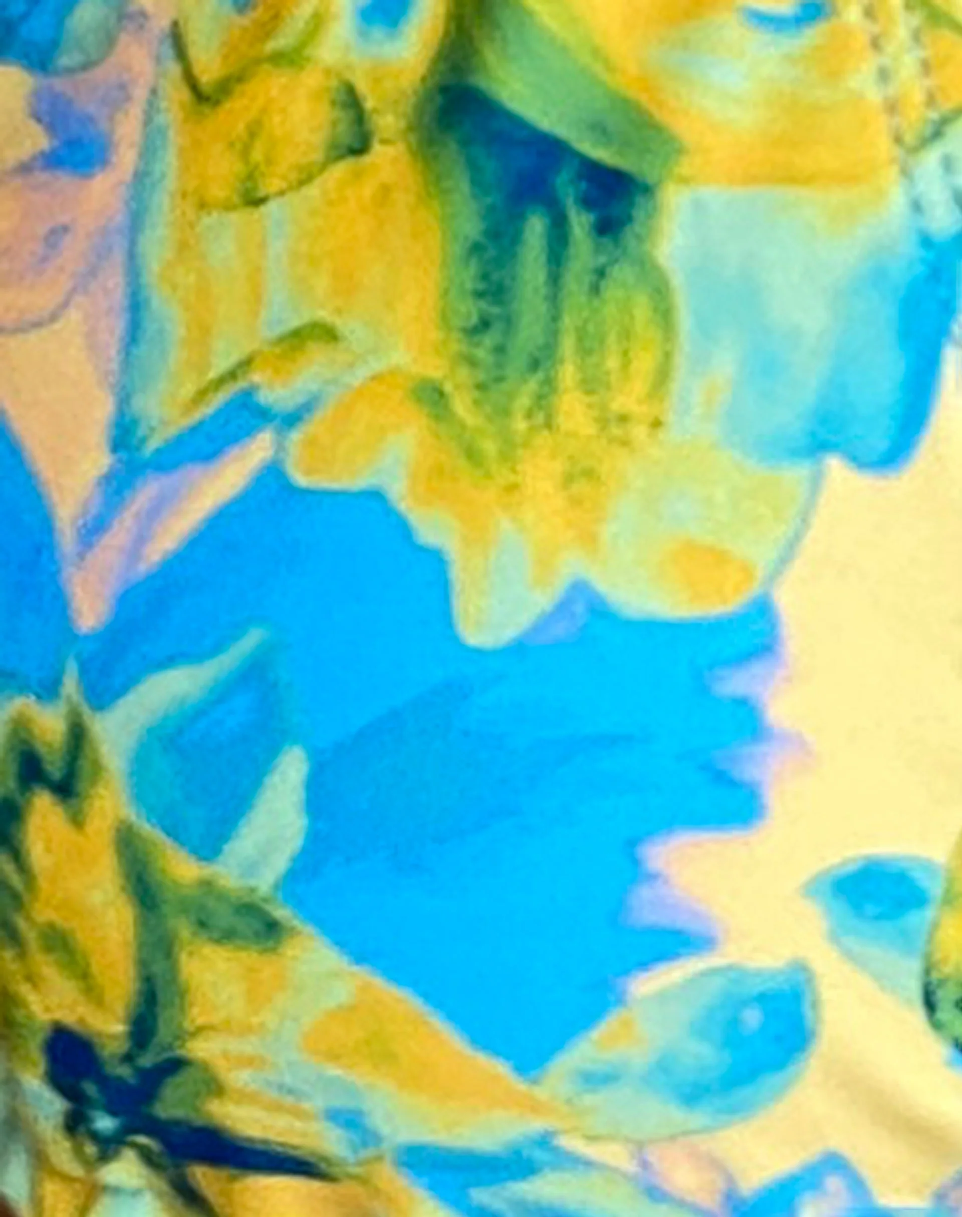 Pami Bikini-Oberteil in Blau Watercolour Floral - Image 8