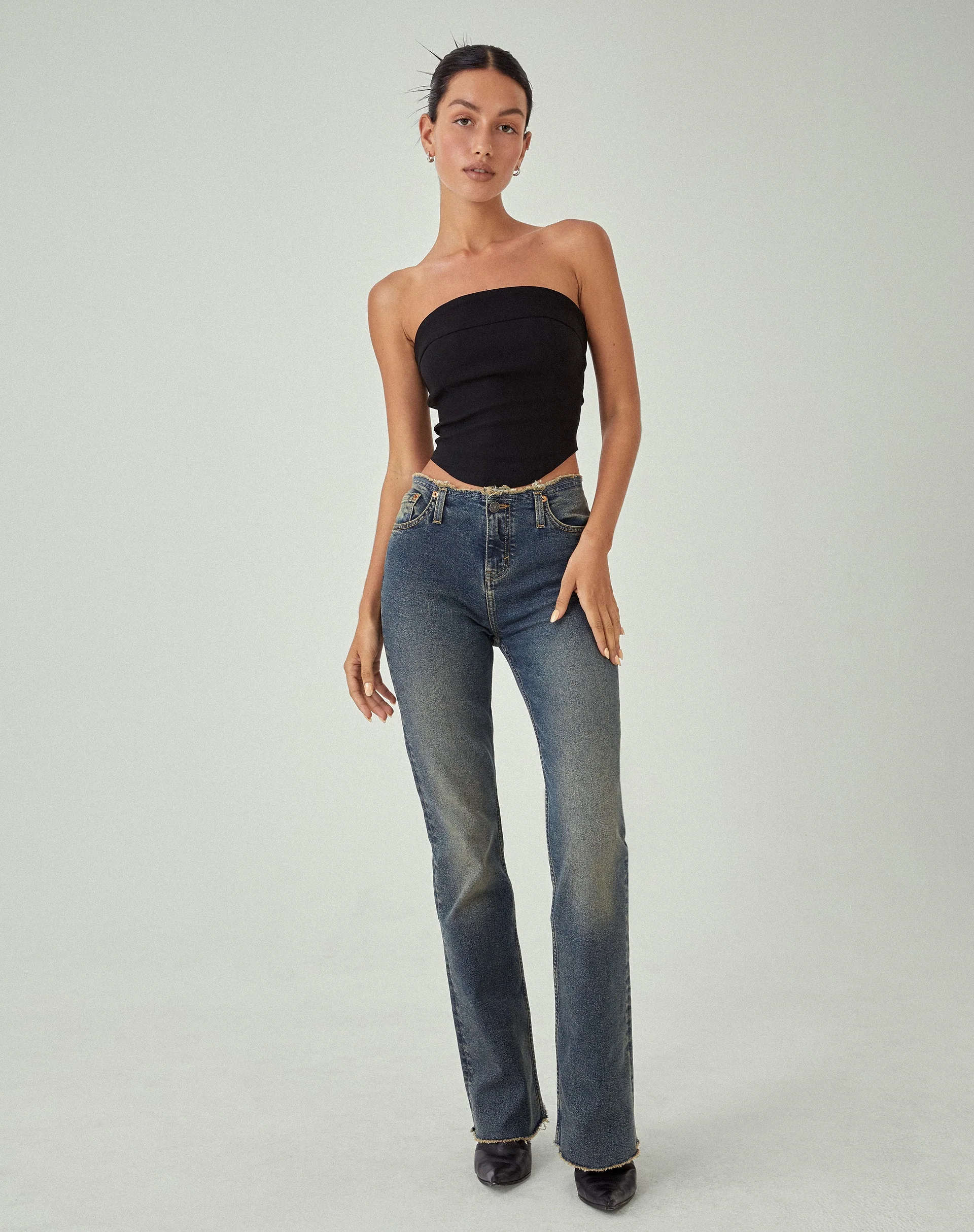 Panilka Bandeau-Top in Schwarz - Image 4
