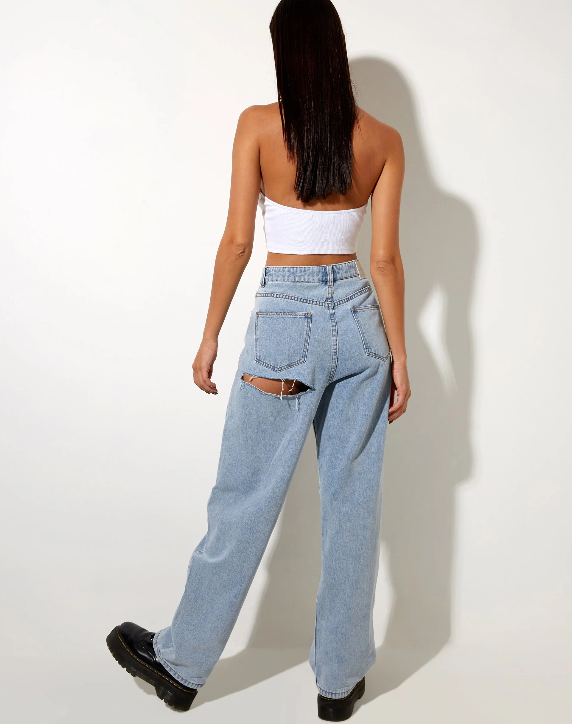 Bum Rips Parallel Jean in tonaler heller Waschung - Image 4