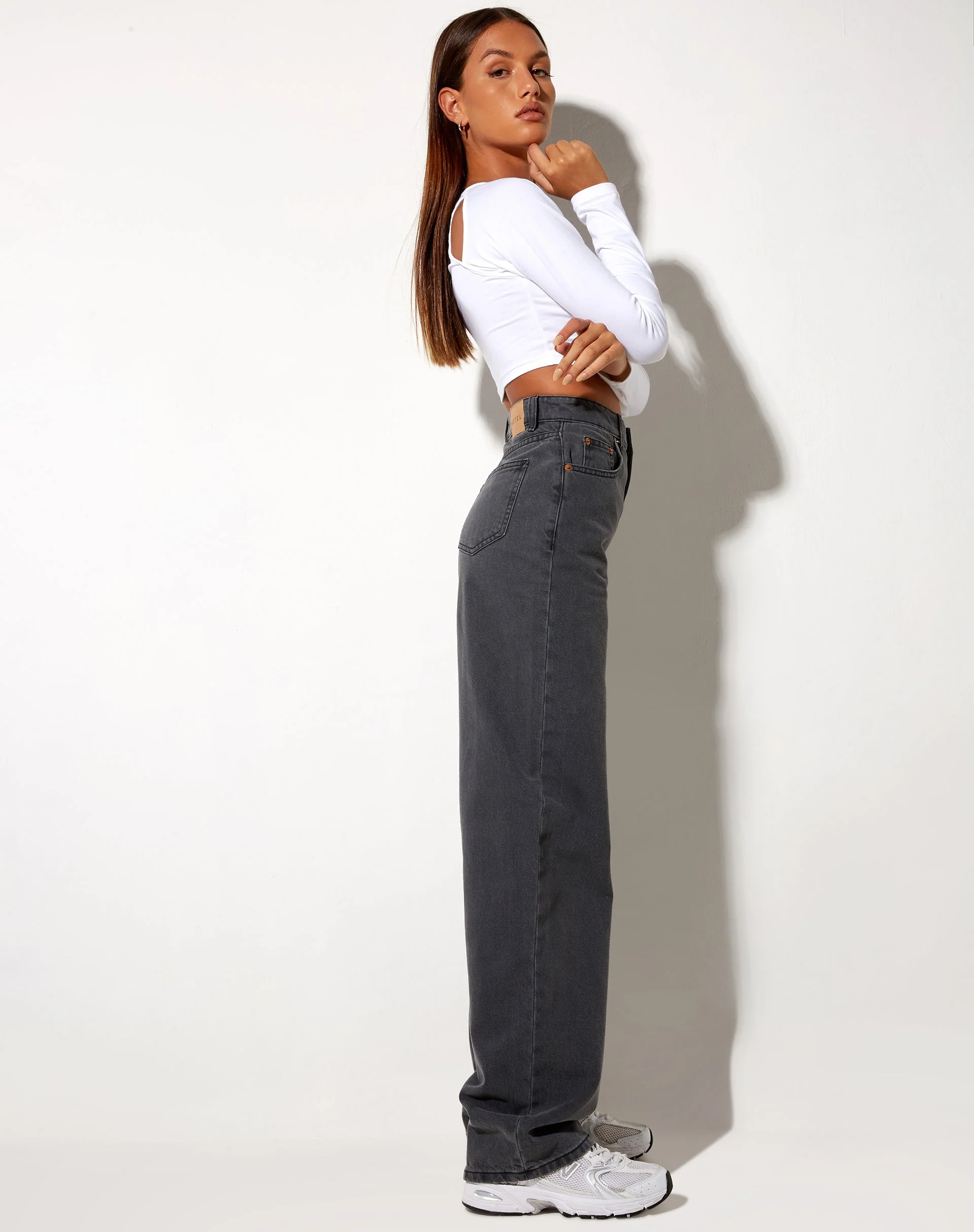 Parallel Jeans in grauer Waschung - Image 4