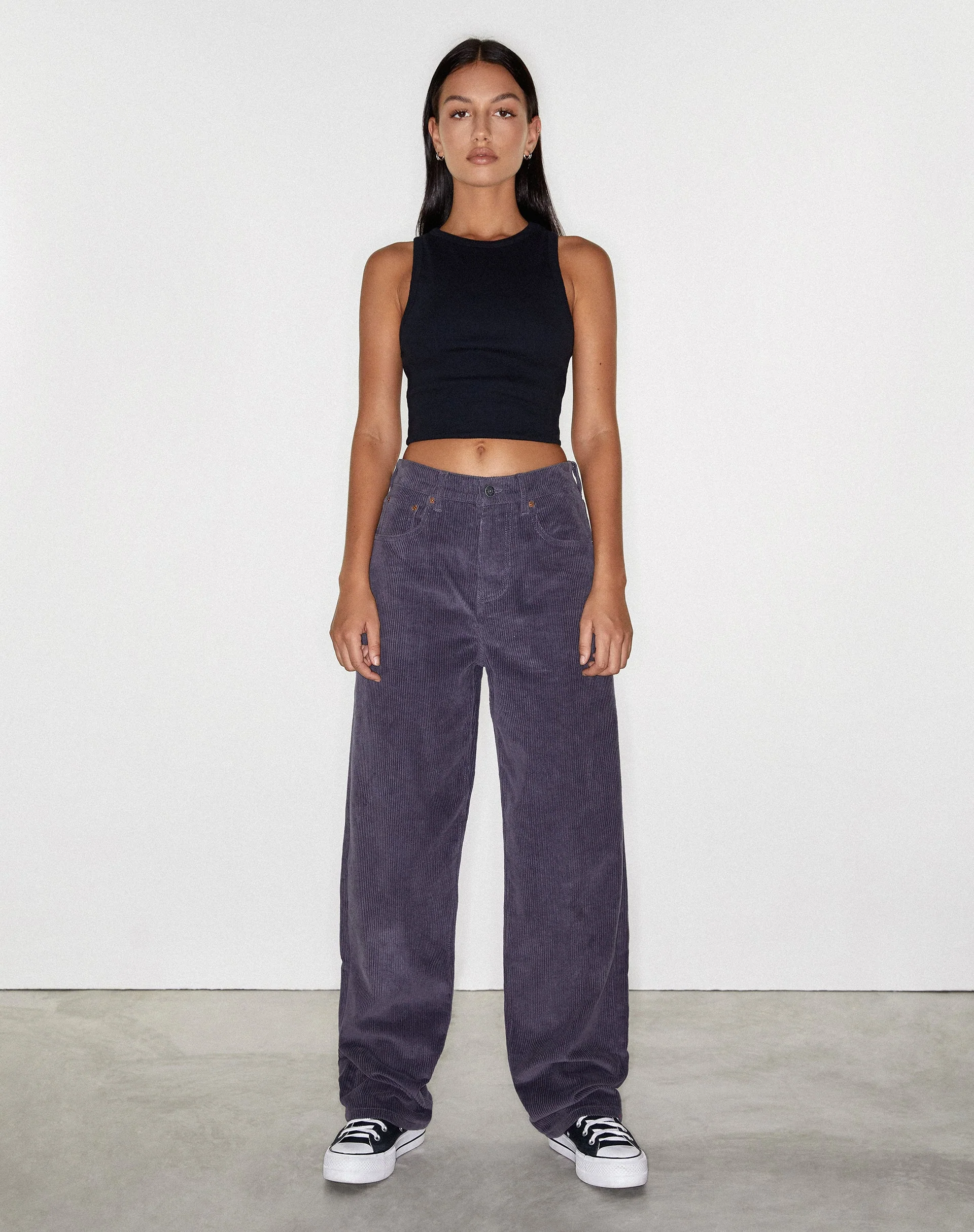 Parallel Jean in Cord Ink Blue - Image 4