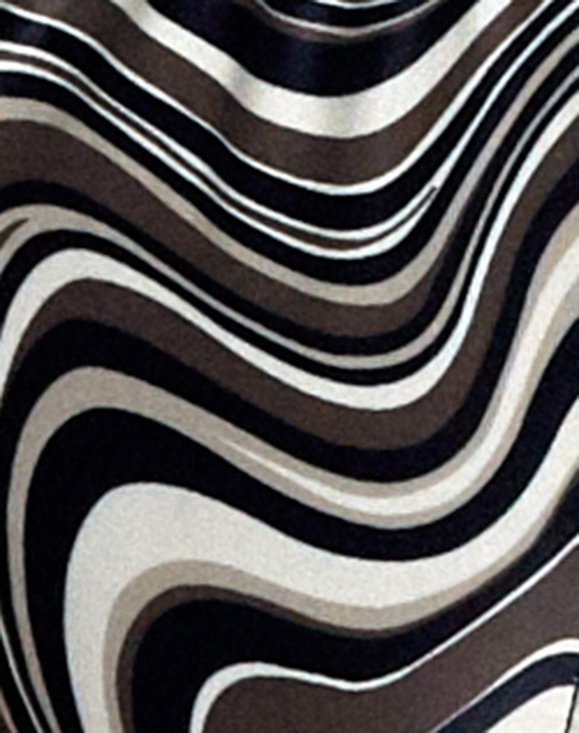 Parmia Bikinioberteil in 70er Jahre Ripple Braun - Image 6