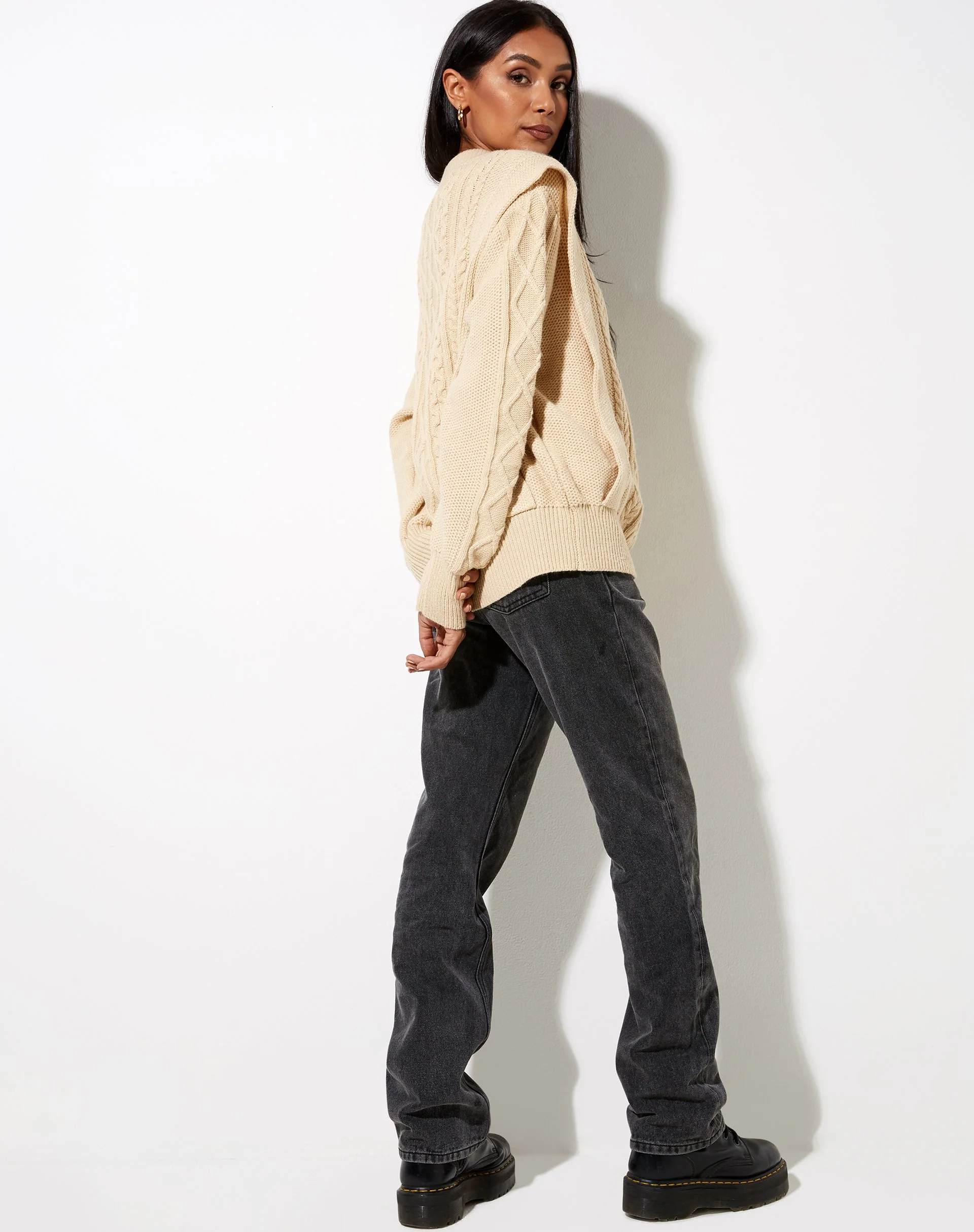Parsha Pullover in natürlichem Beige - Image 4